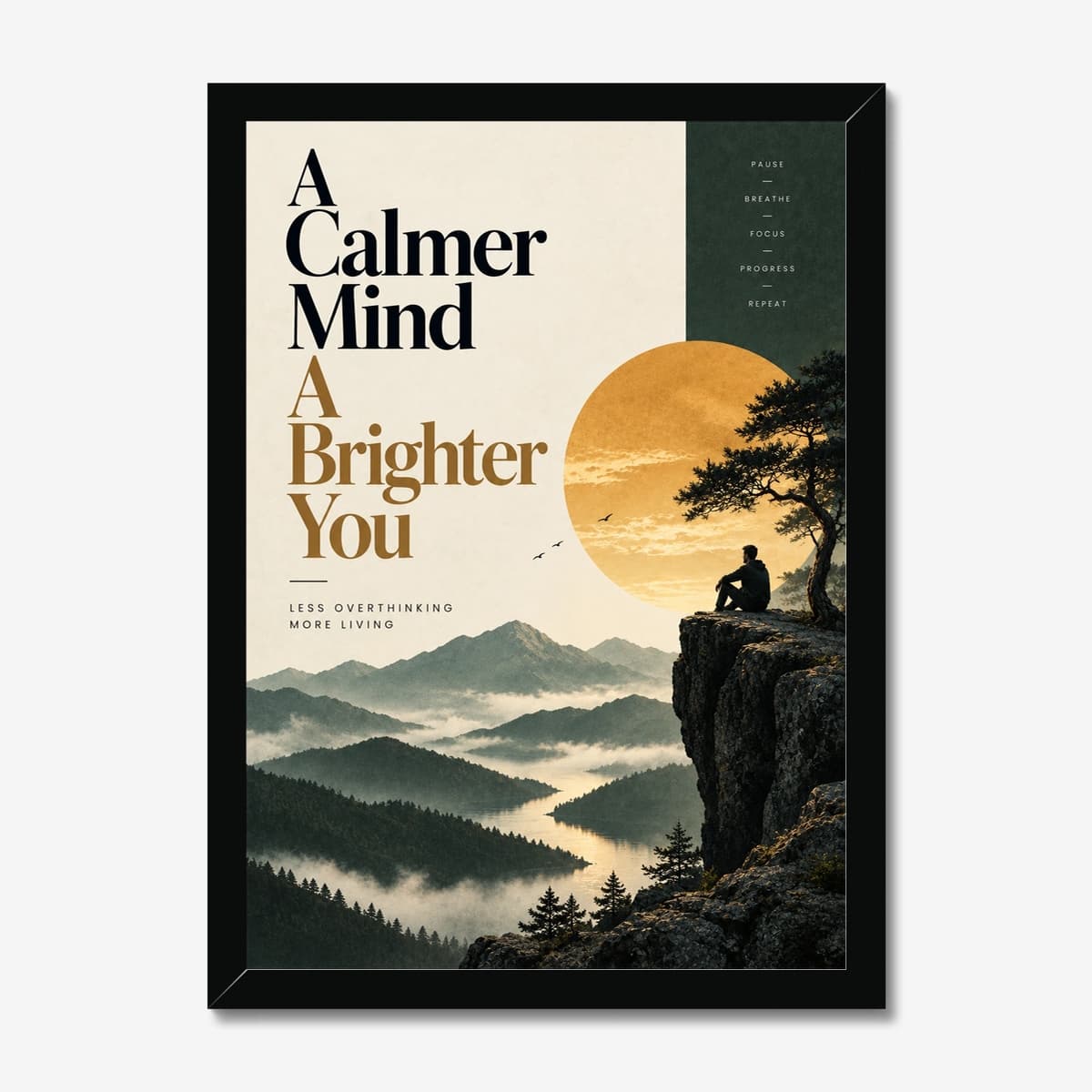 A Brighter You in a black Classic frame; digital preview