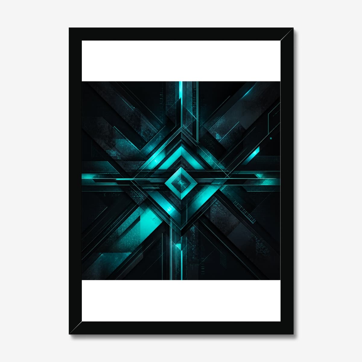 Cyber in a black Classic frame; digital preview