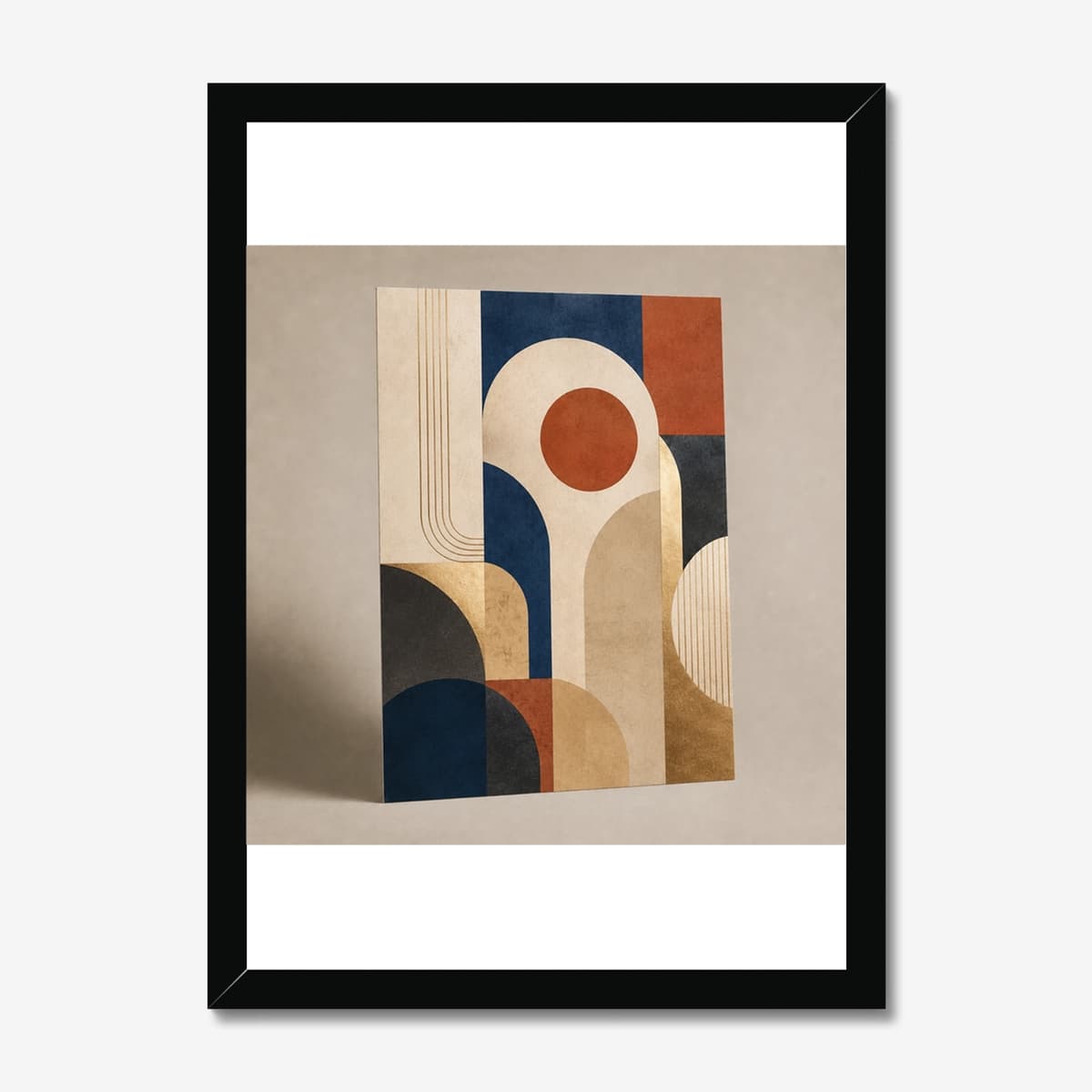 Deco Arches in a black Classic frame; digital preview