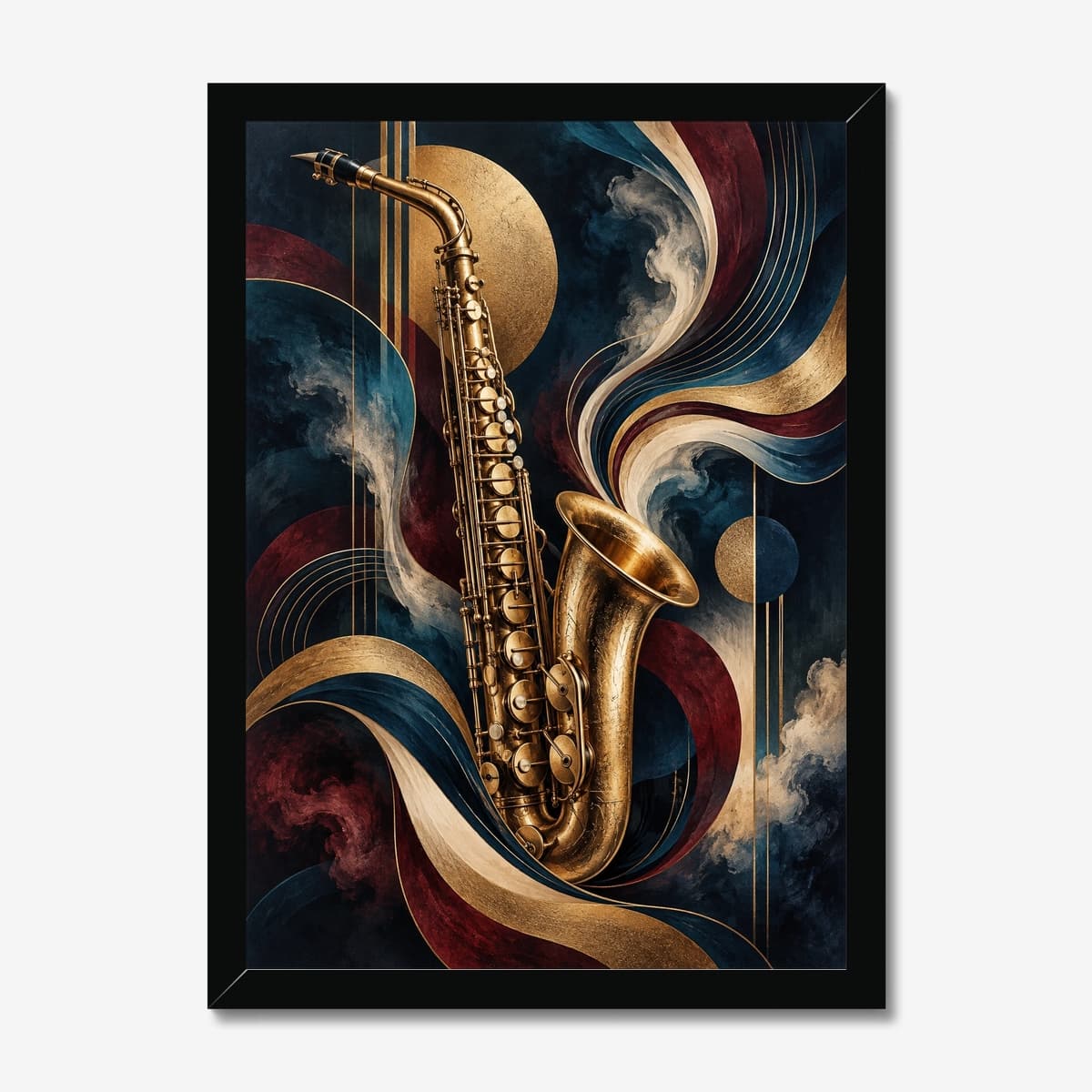 Jazz Current in a black Classic frame; digital preview