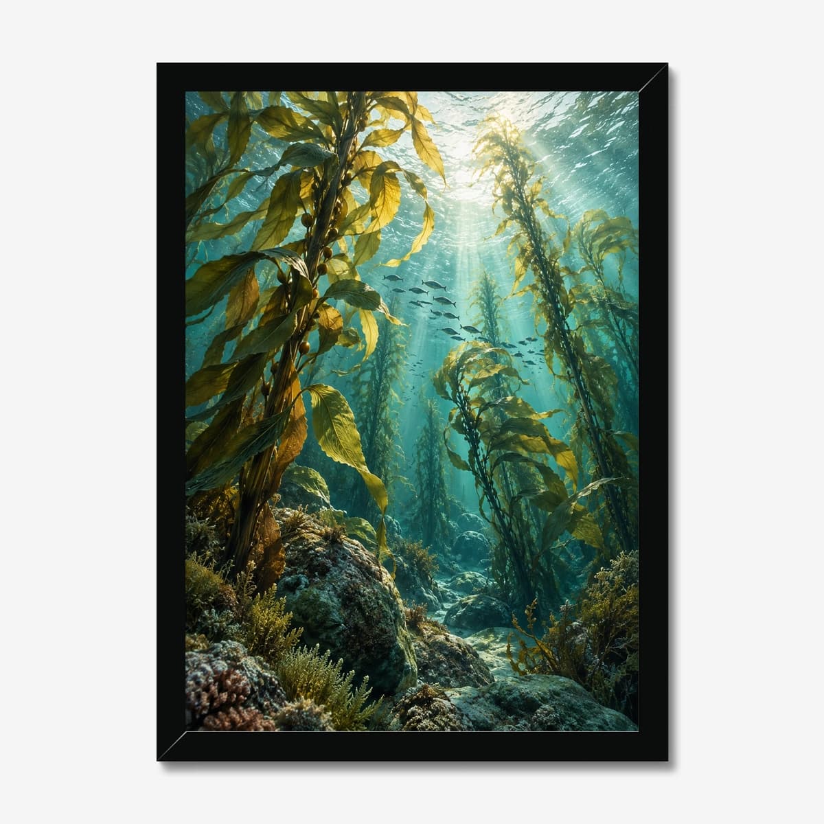 Kelp Cathedral in a black Classic frame; digital preview
