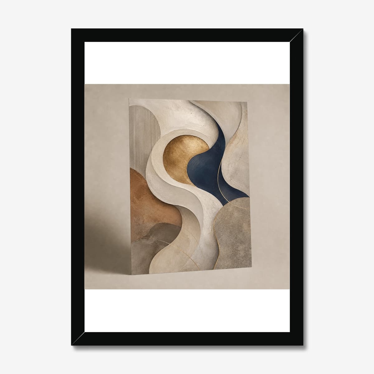 Marble Current in a black Classic frame; digital preview
