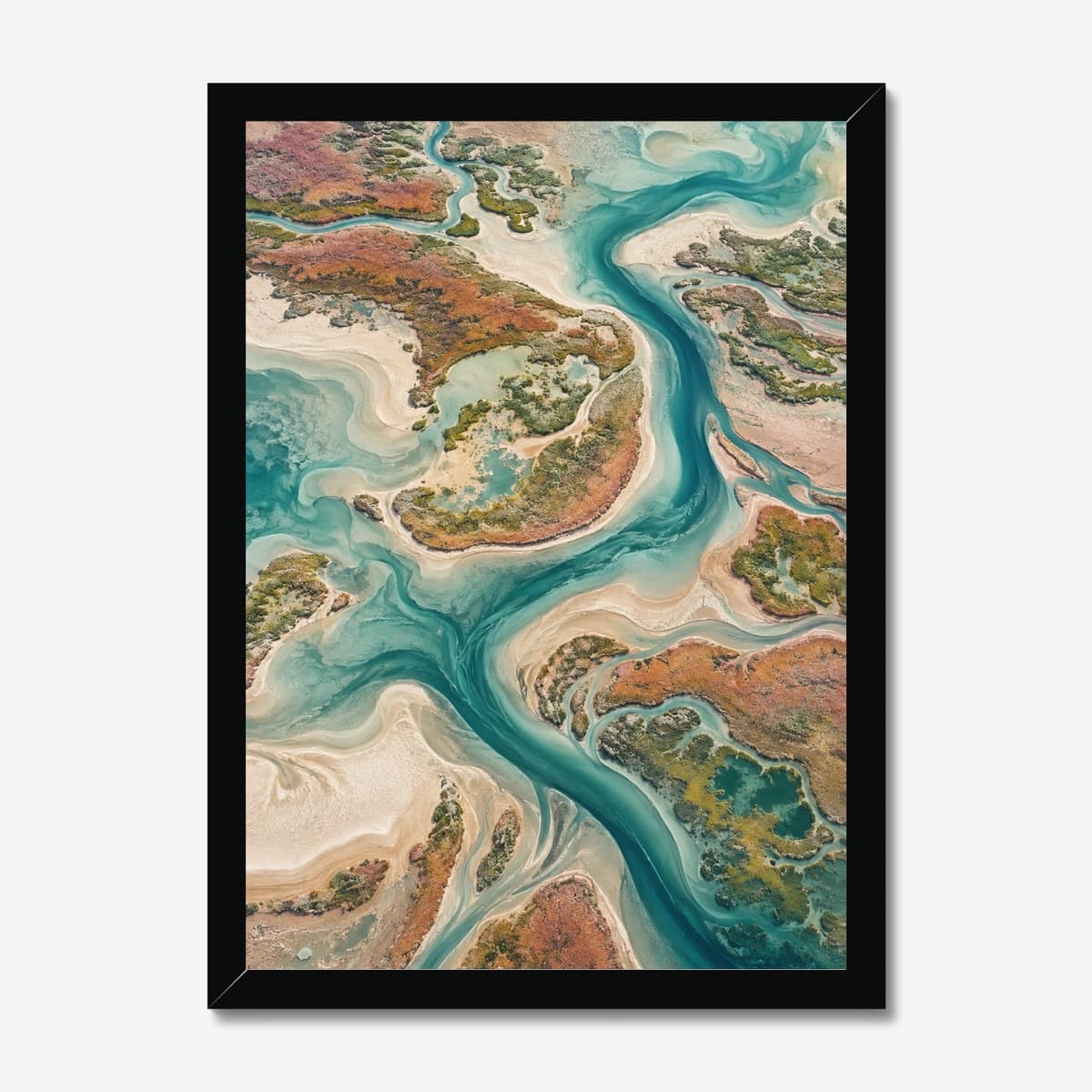 Mineral Delta in a black Classic frame; digital preview