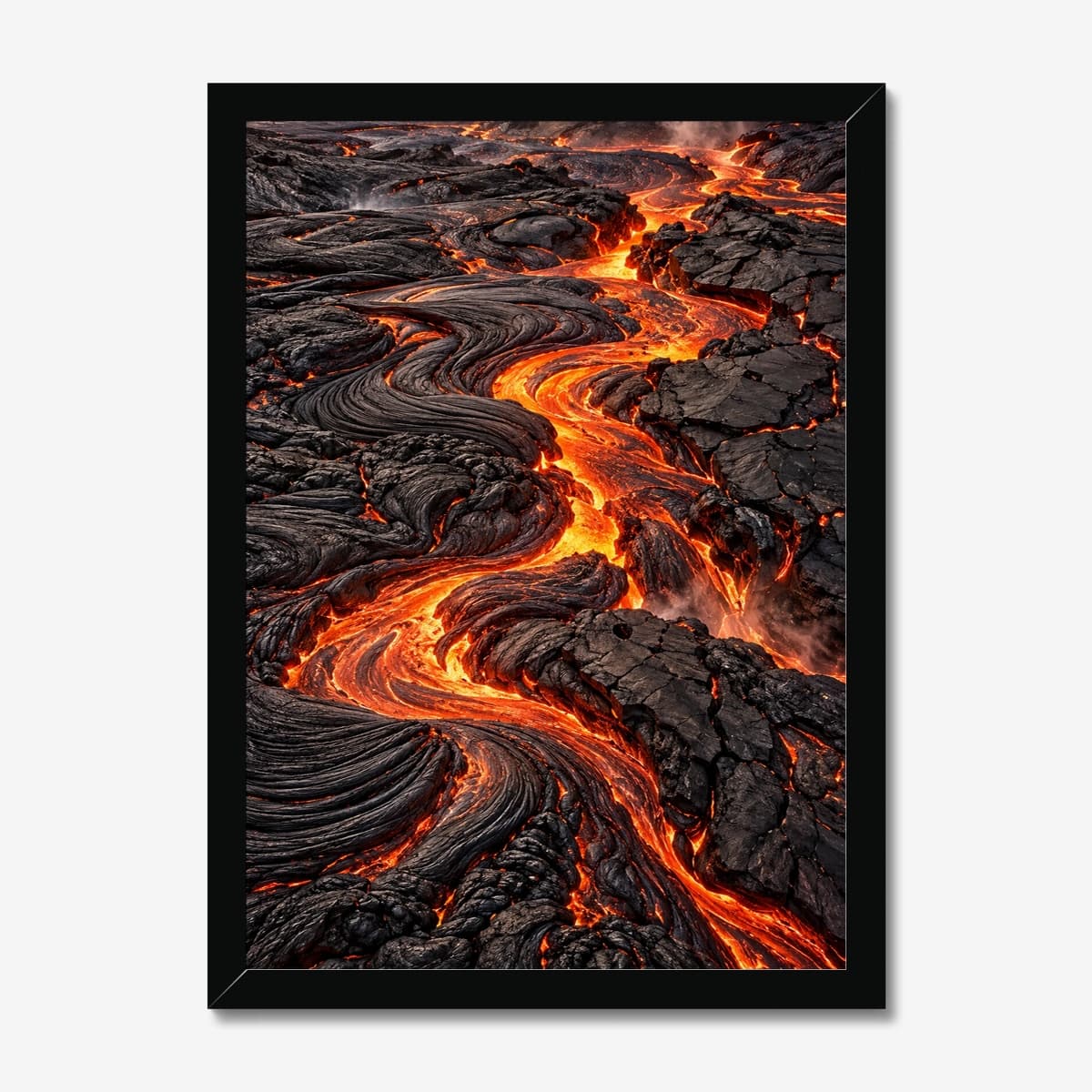 Molten River in a black Classic frame; digital preview