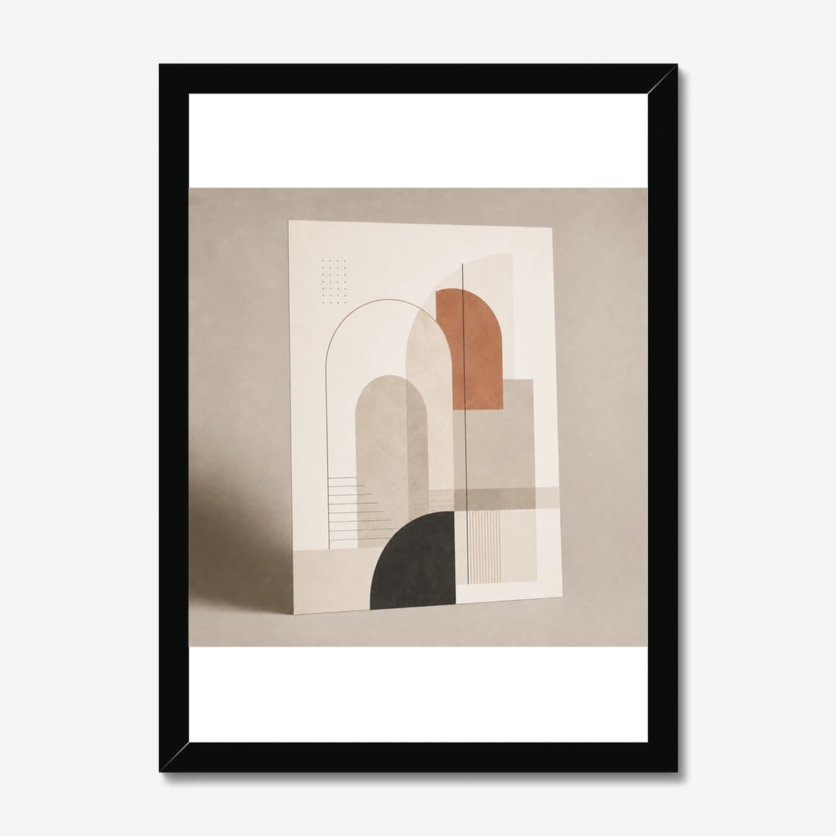 Quiet Arches in a black Classic frame; digital preview
