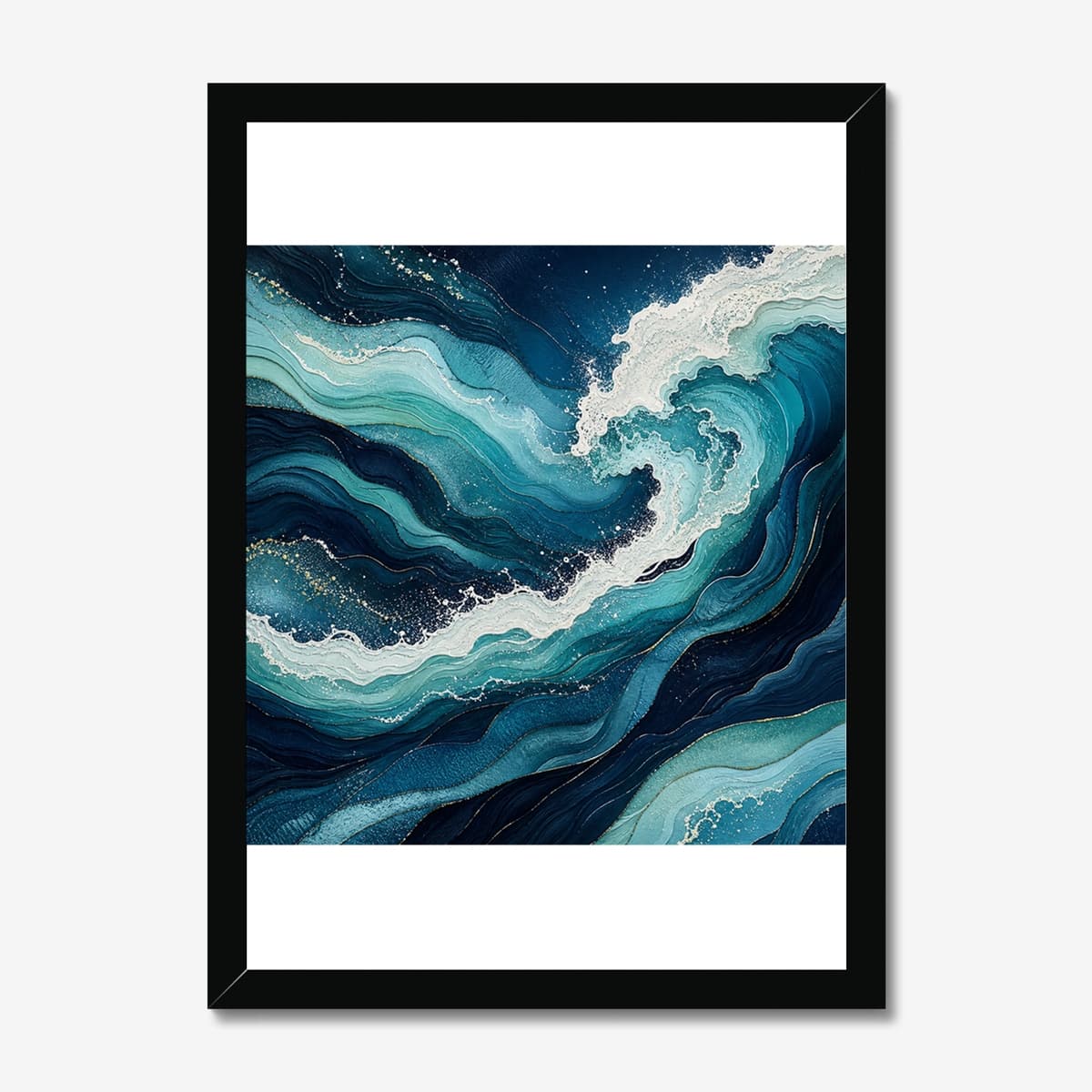 Tide in a black Classic frame; digital preview