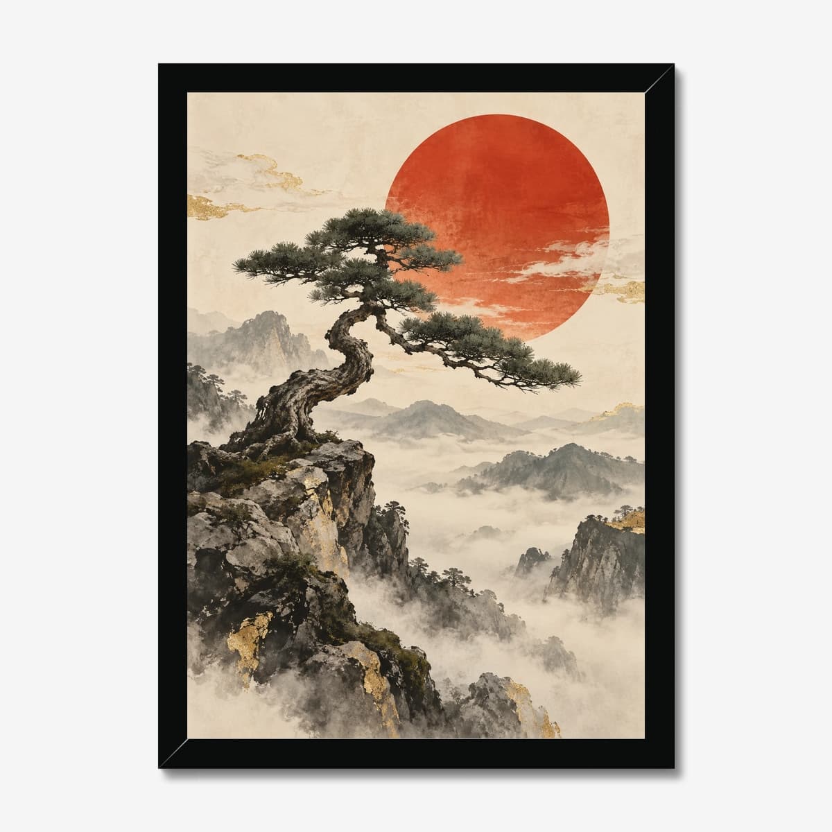 Vermilion Pine in a black Classic frame; digital preview
