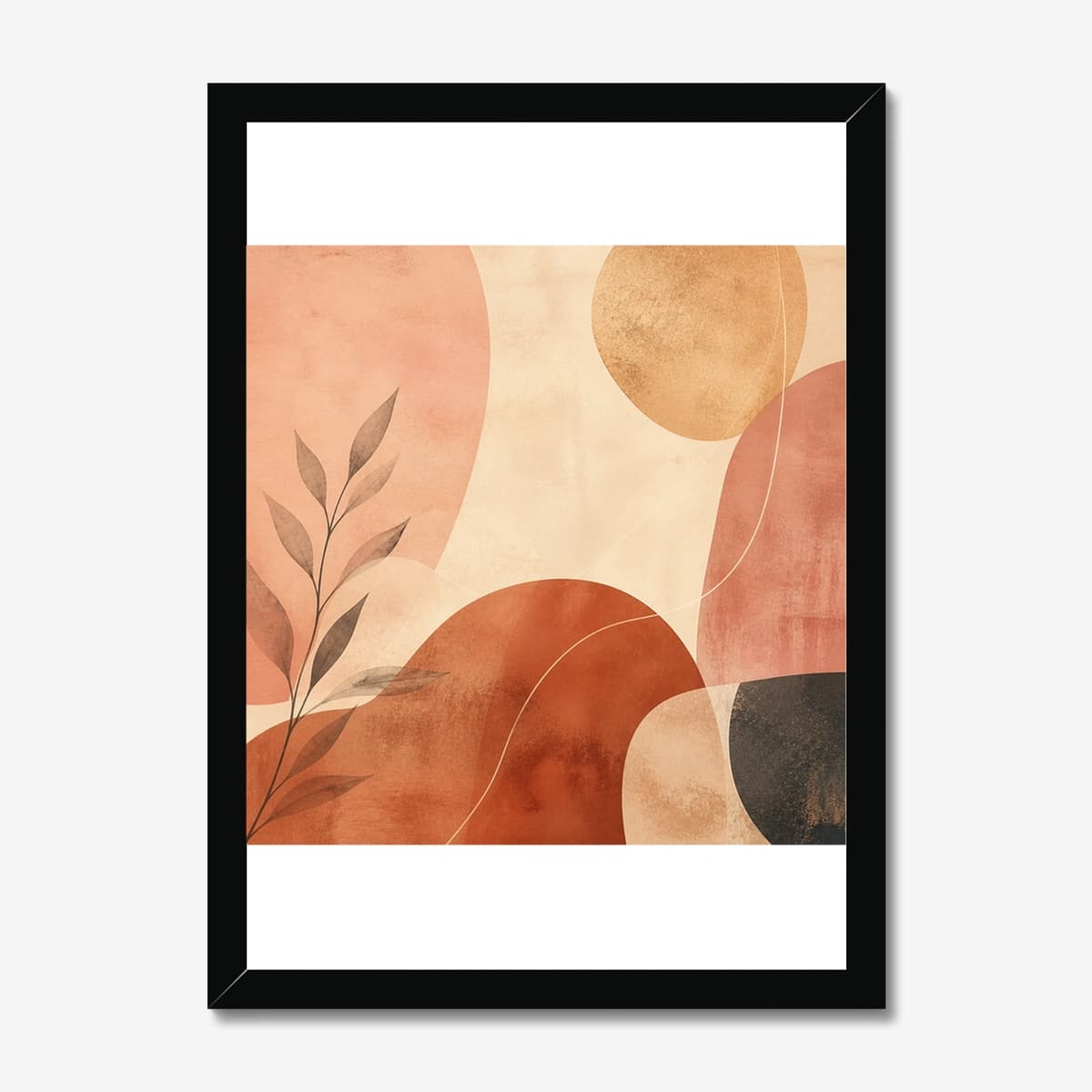 Warm in a black Classic frame; digital preview
