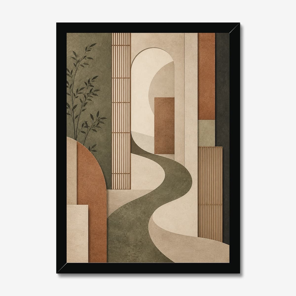 Zen Archway in a black Classic frame; digital preview