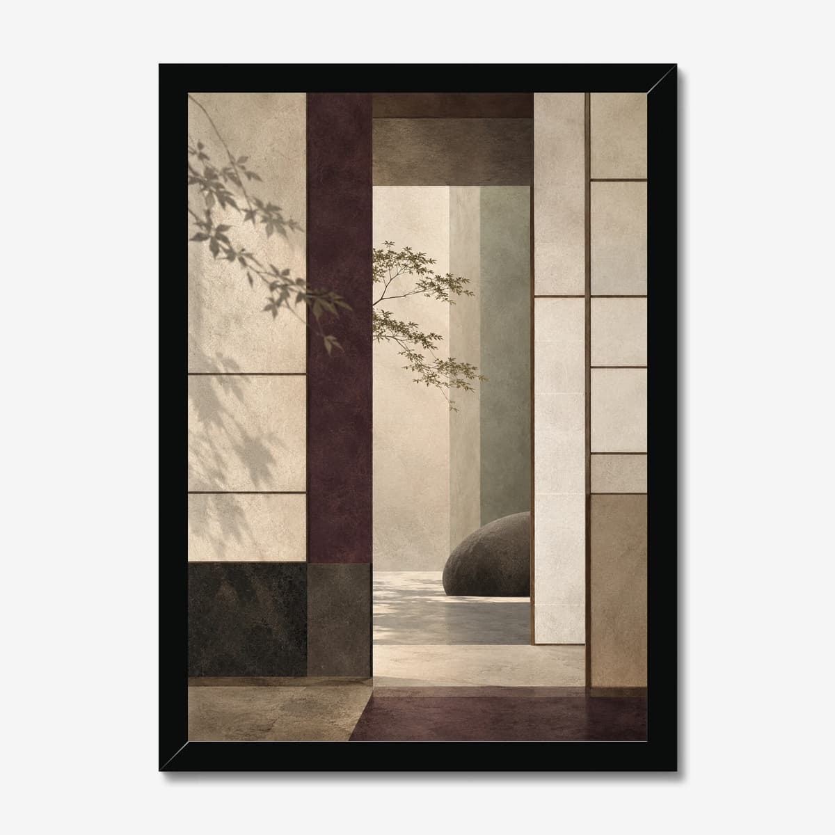 Zen Portal in a black Classic frame; digital preview