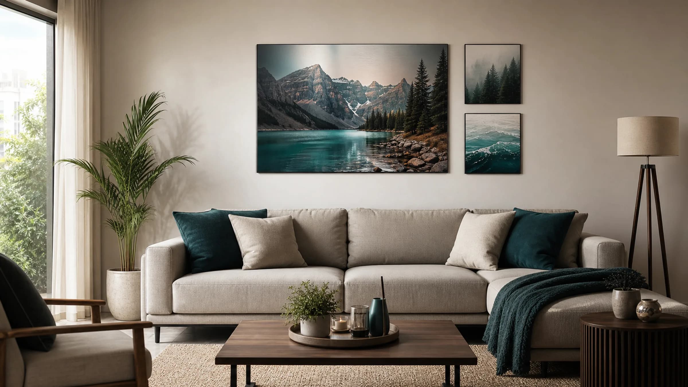 How to choose the right wall art size for your room