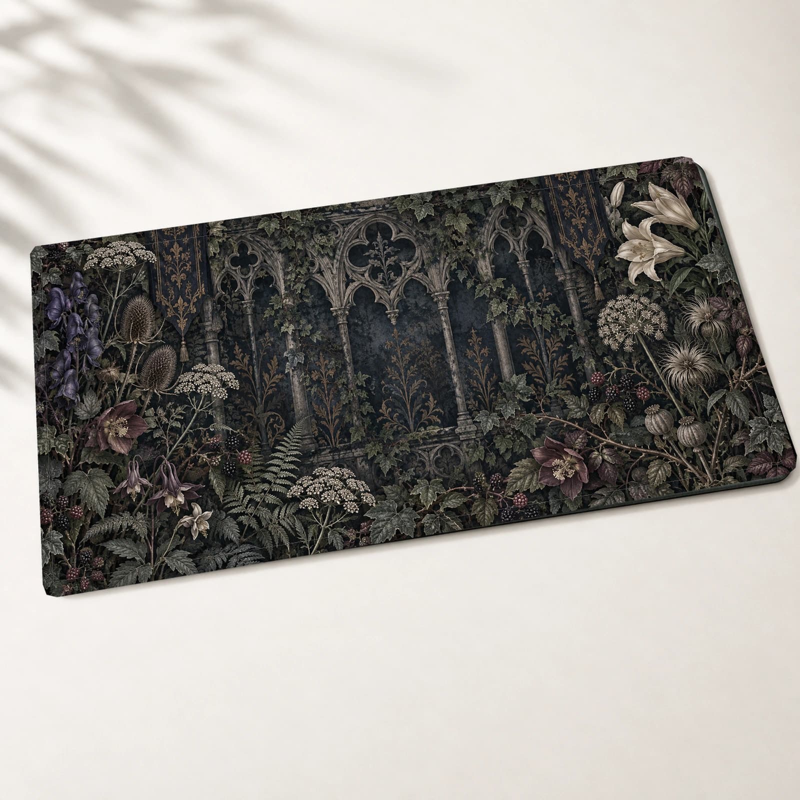Cloister Lilies Desk Mat