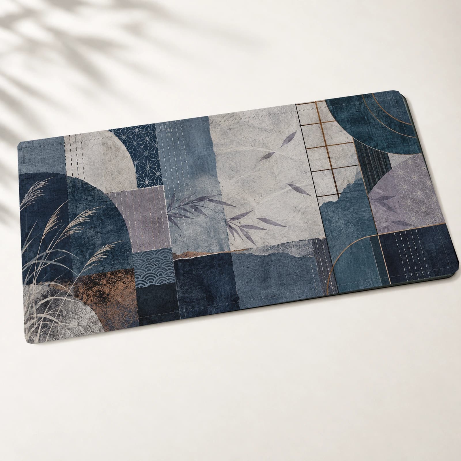 Indigo Sashiko Desk Mat