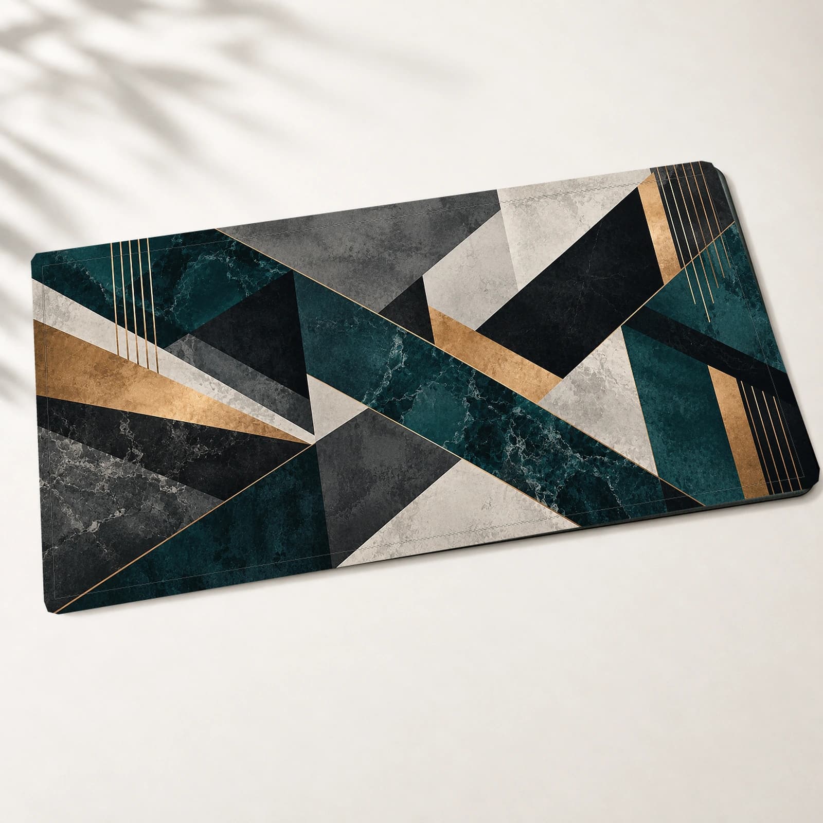 Marble Crossbeams Desk Mat