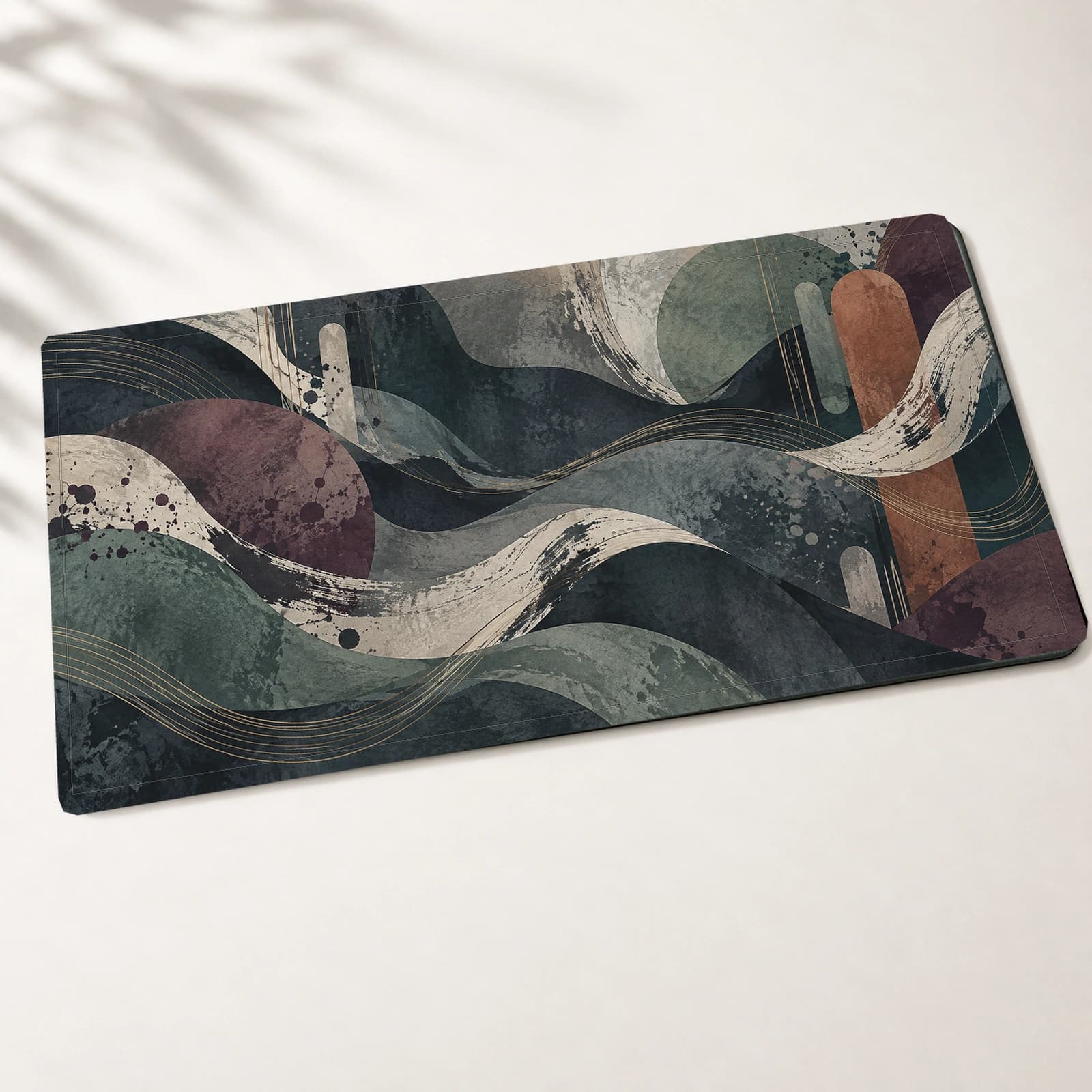 Sumi Wave Layers Desk Mat