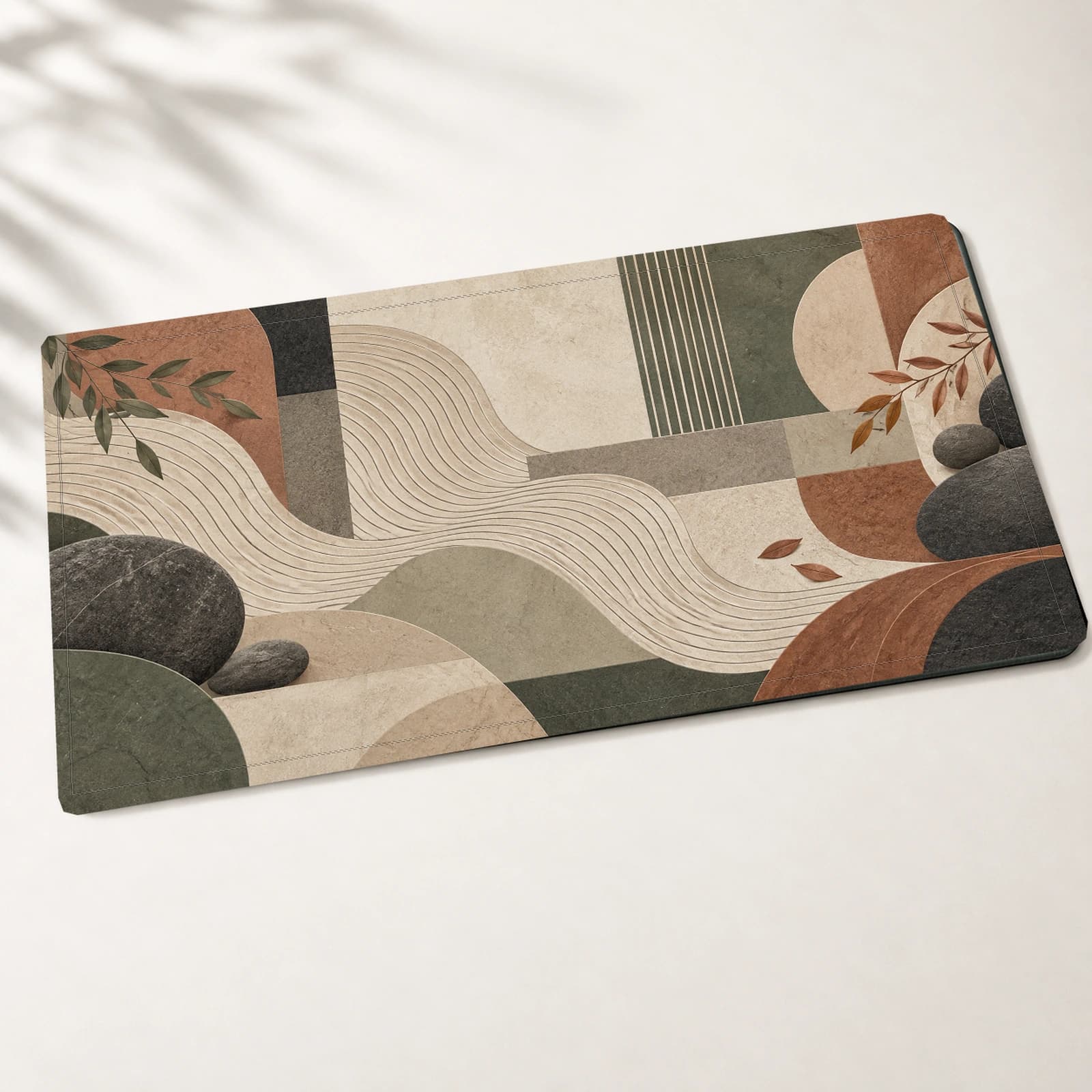 Zen Ripple Garden Desk Mat