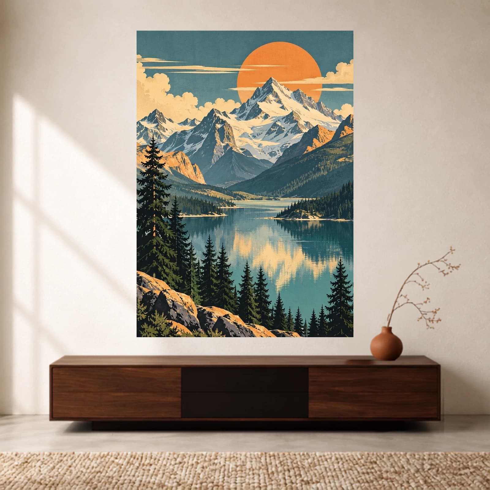 Alpine Stillness paper print