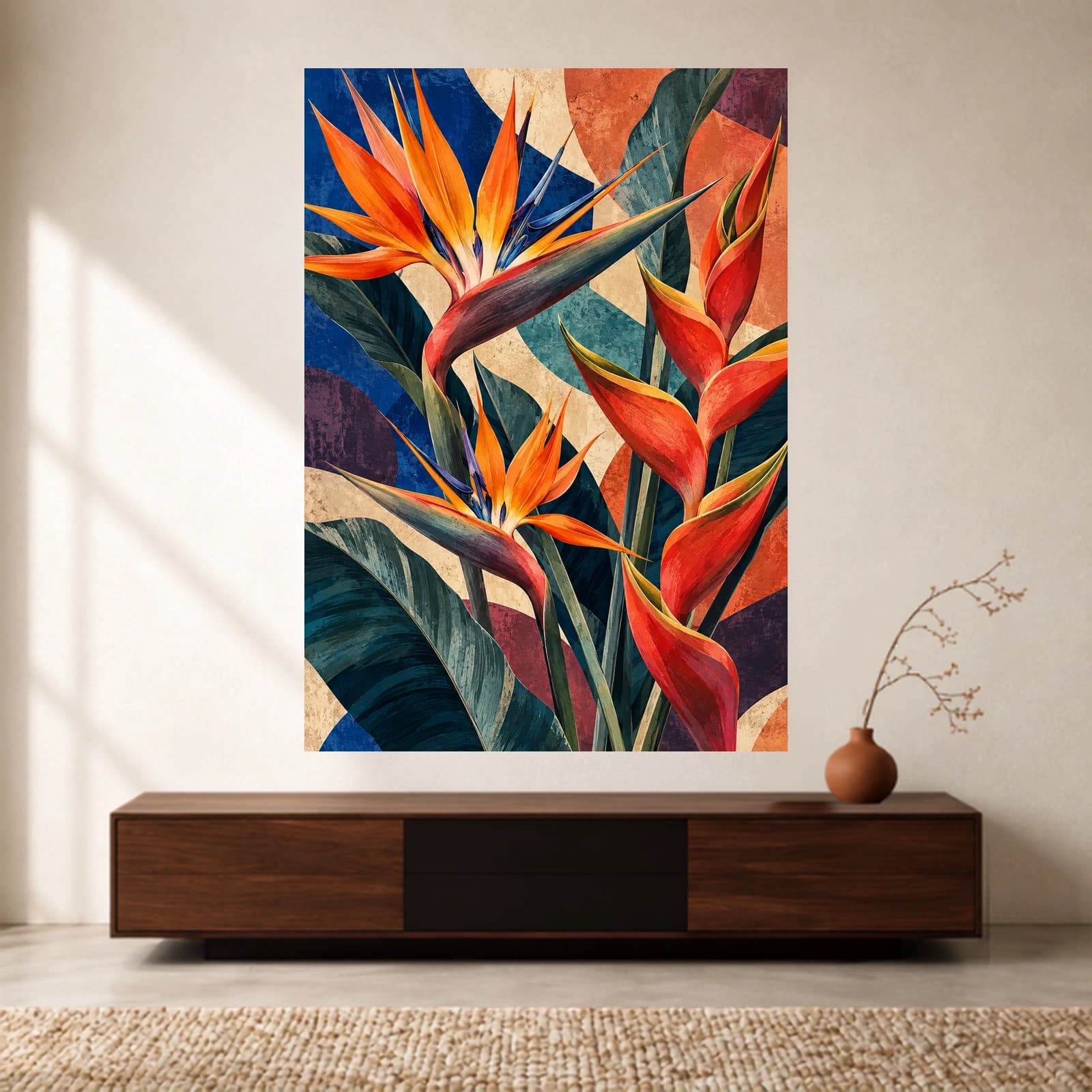 Bird of Paradise Rhythm paper print