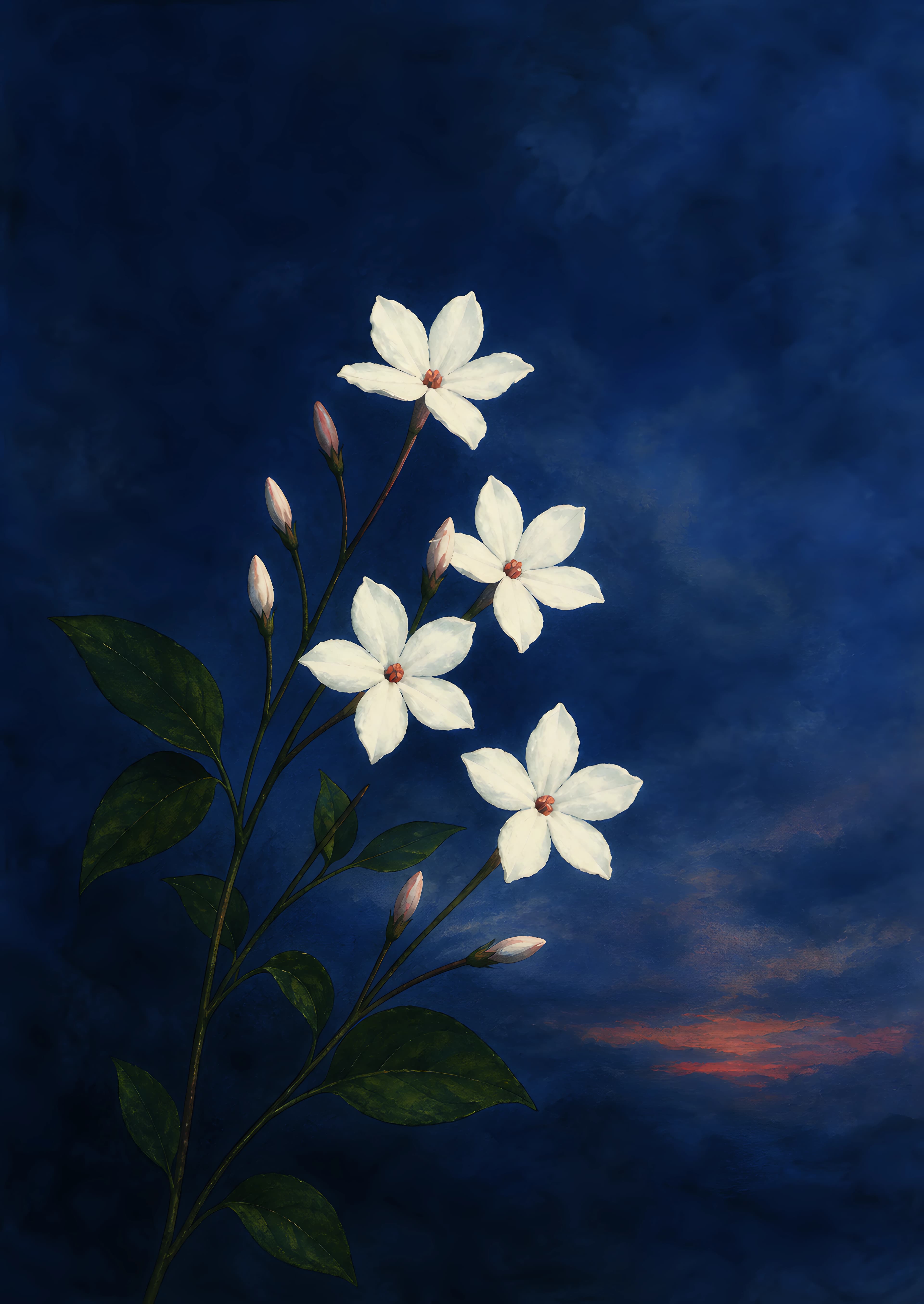 Jasmine Dusk paper print view 2