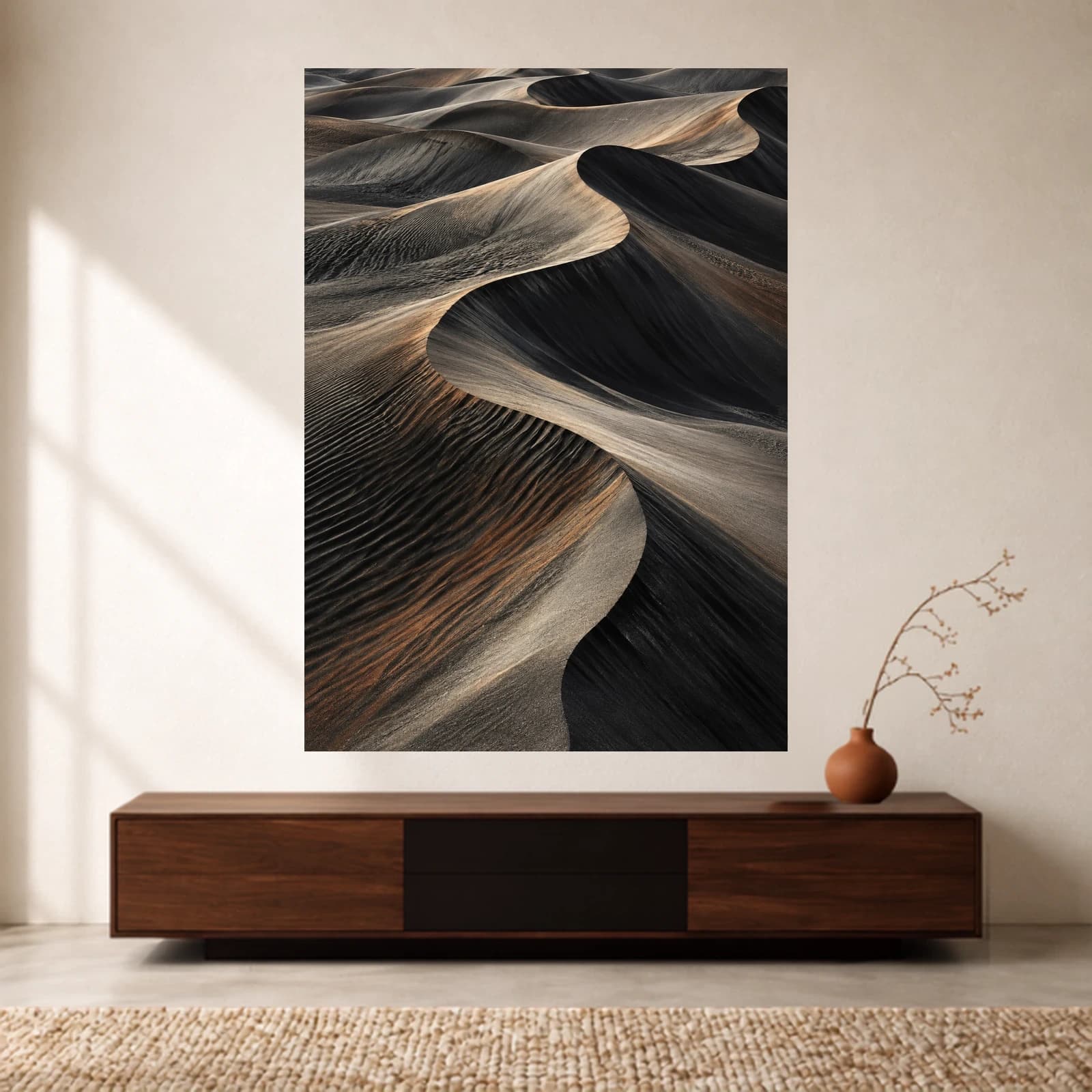 Obsidian Dunes paper print