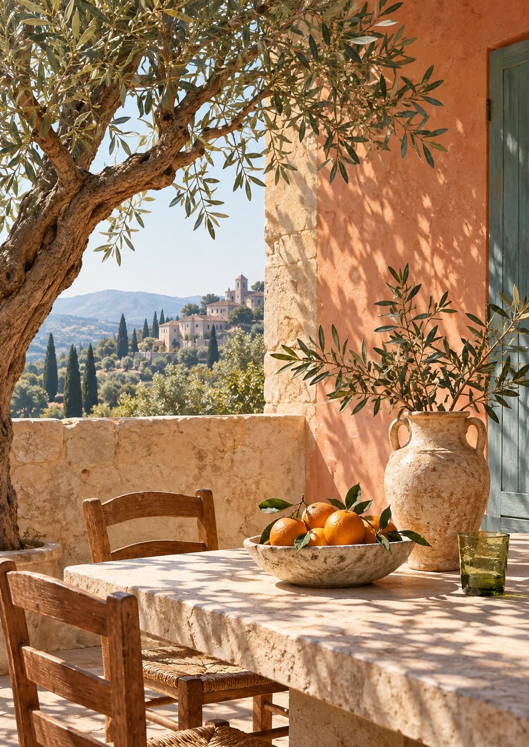 Olive Terrace paper print view 2