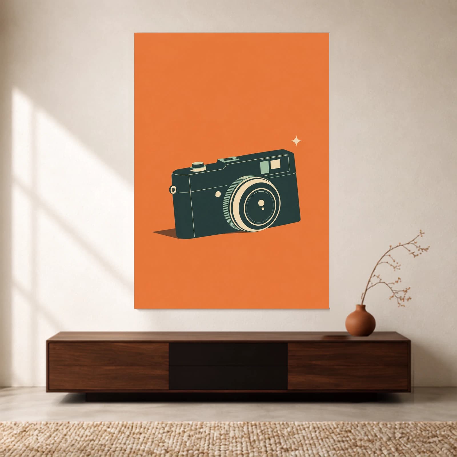 One Shot Camera paper print