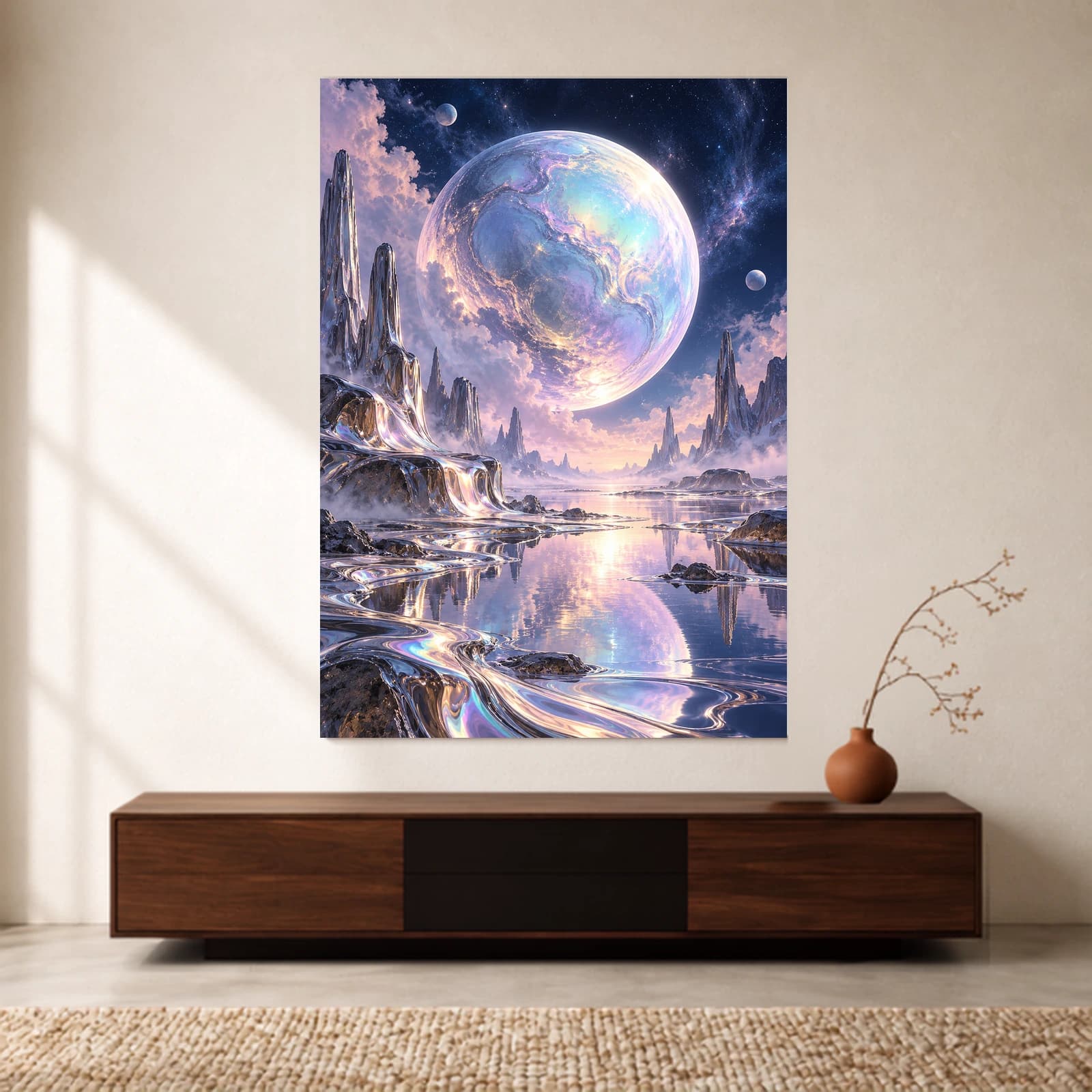 Otherworldly paper print