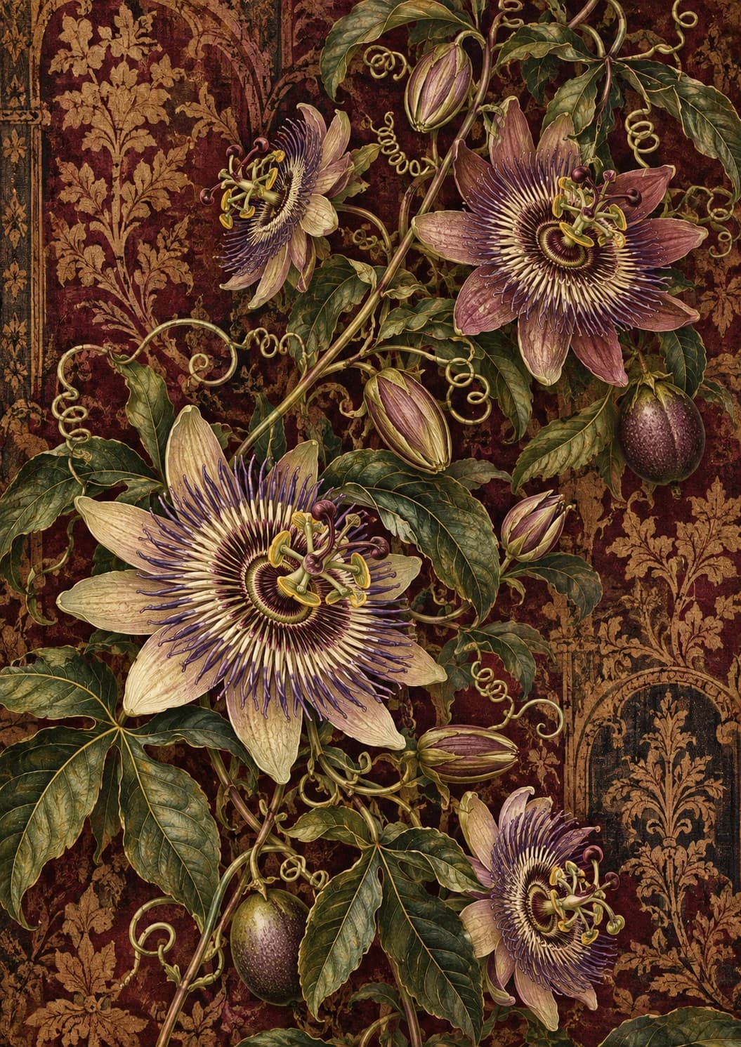 Passionflower Tapestry