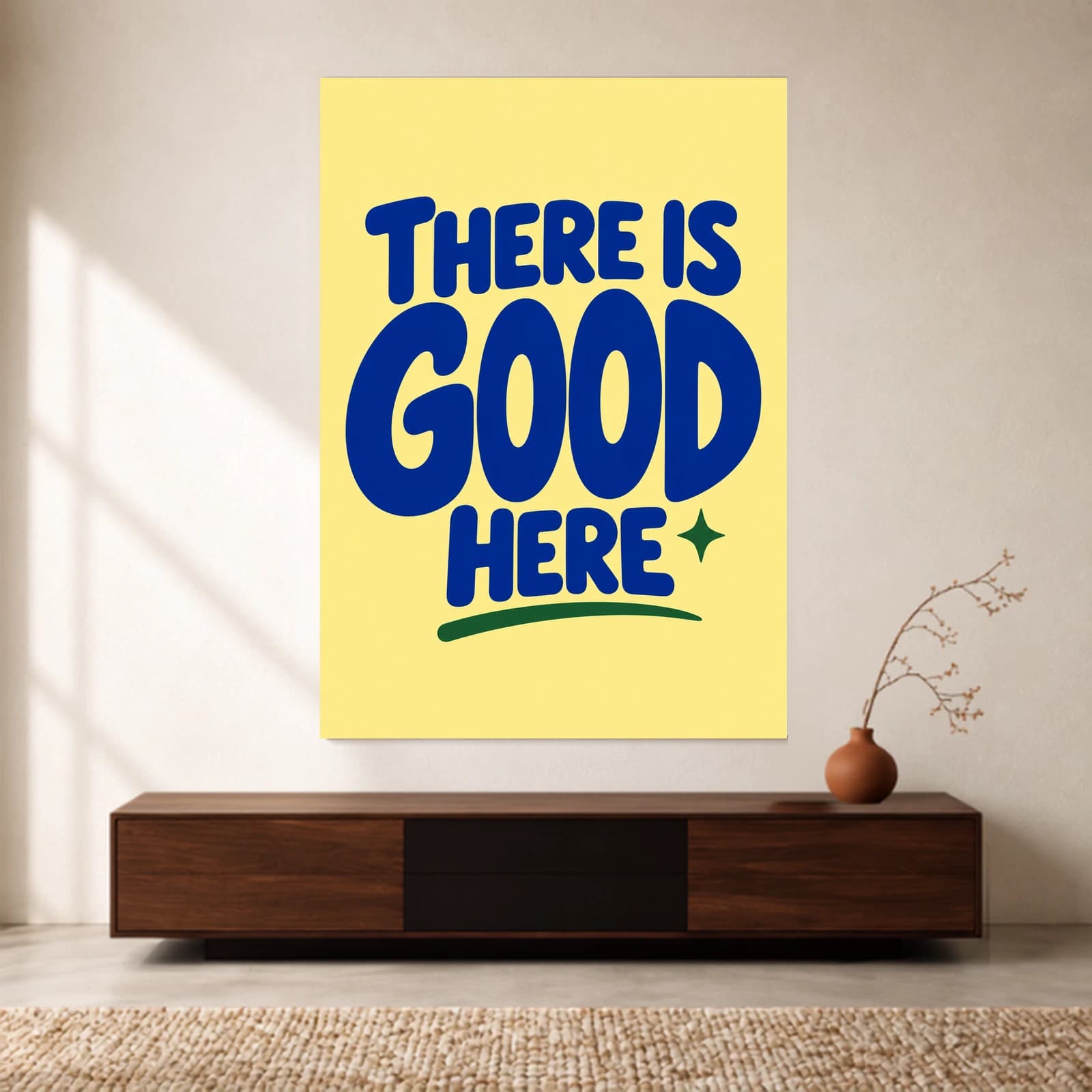 There Is Good Here paper print