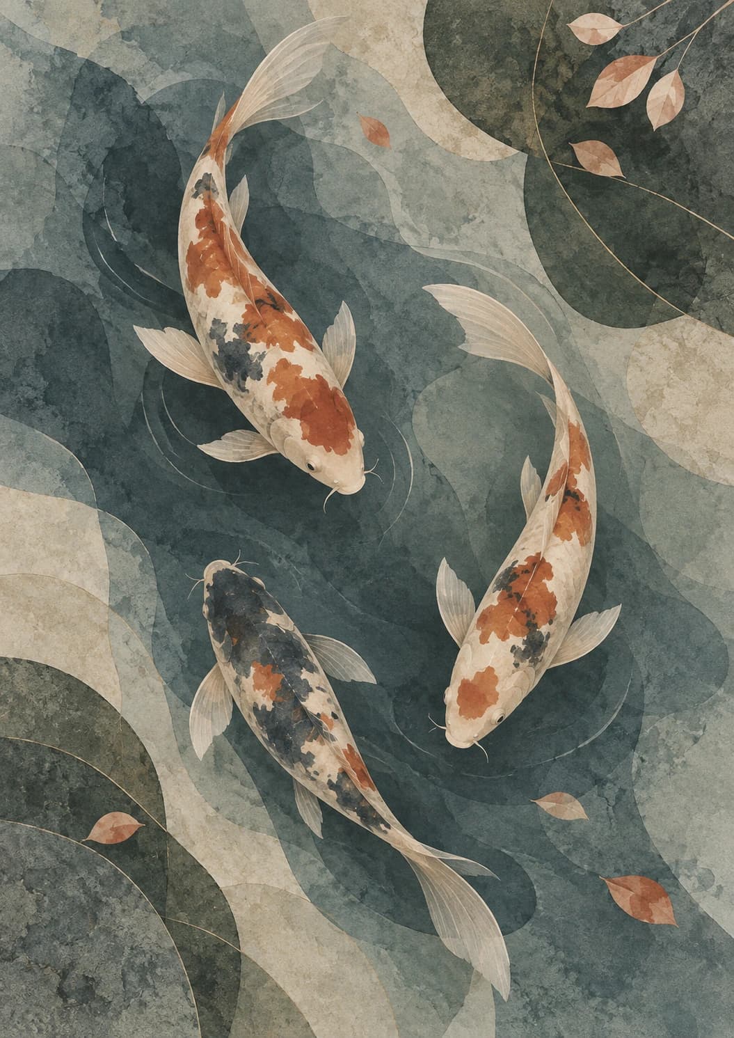 Tranquil Koi Pond