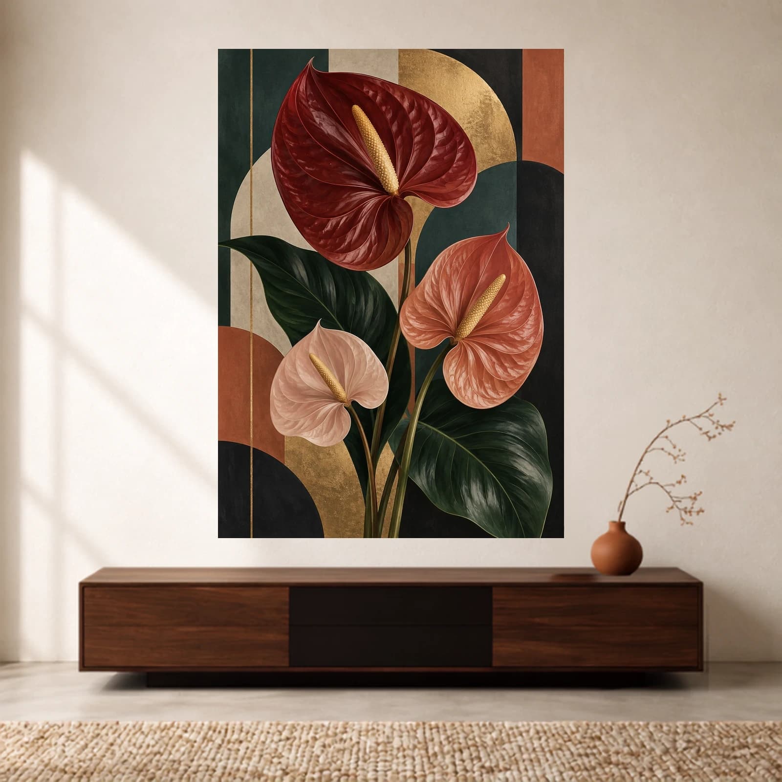 Velvet Anthurium paper print