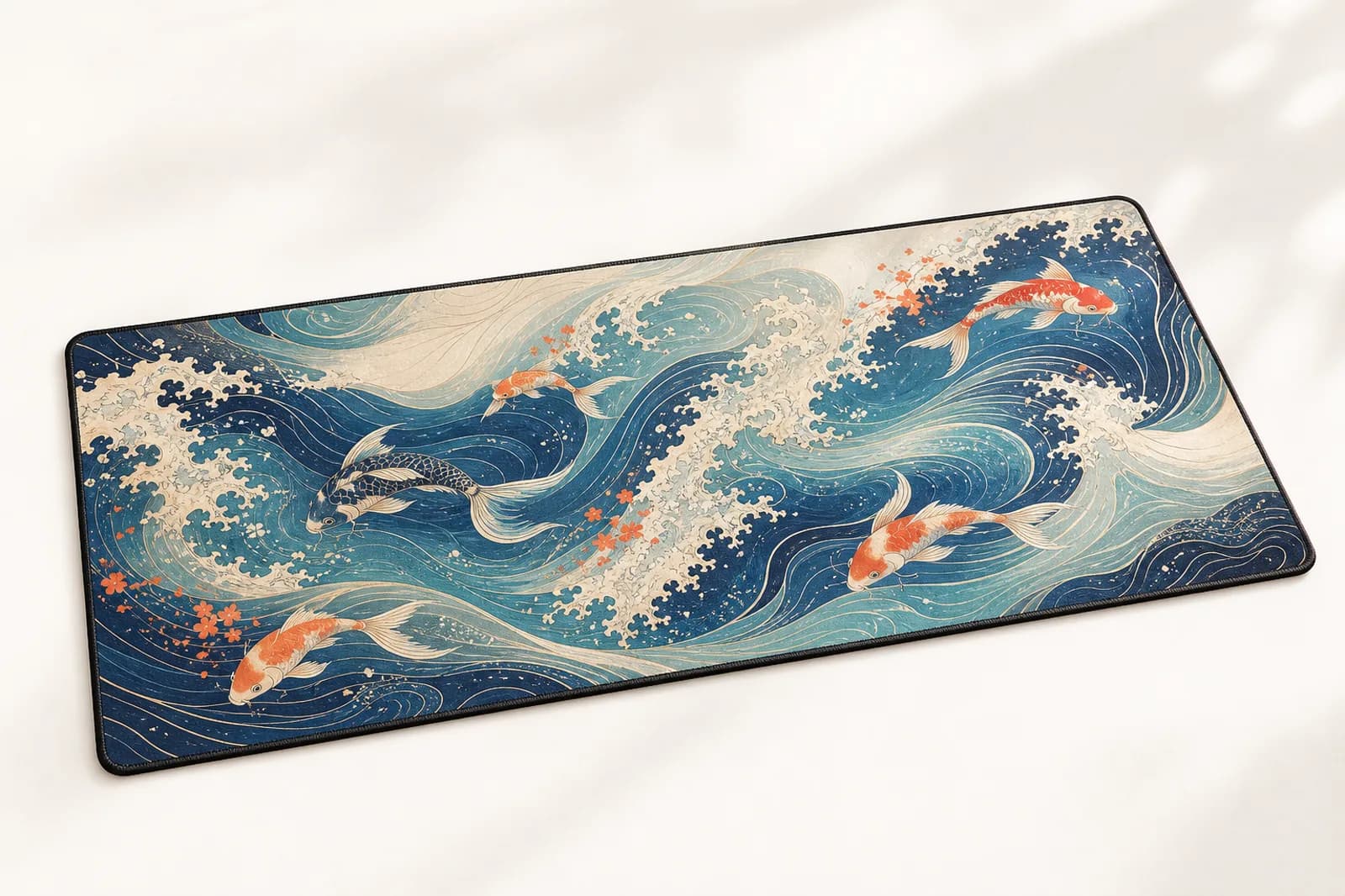Koi Wave Desk Mat