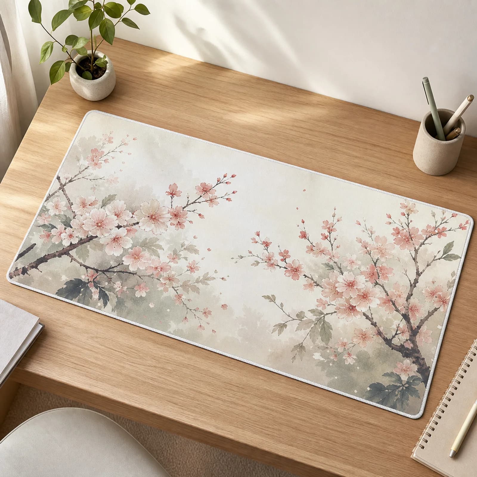 Sakura Mist Desk Mat