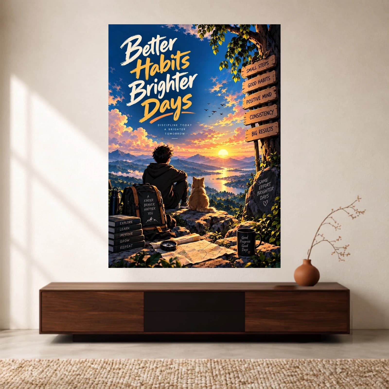 Better Habits paper print