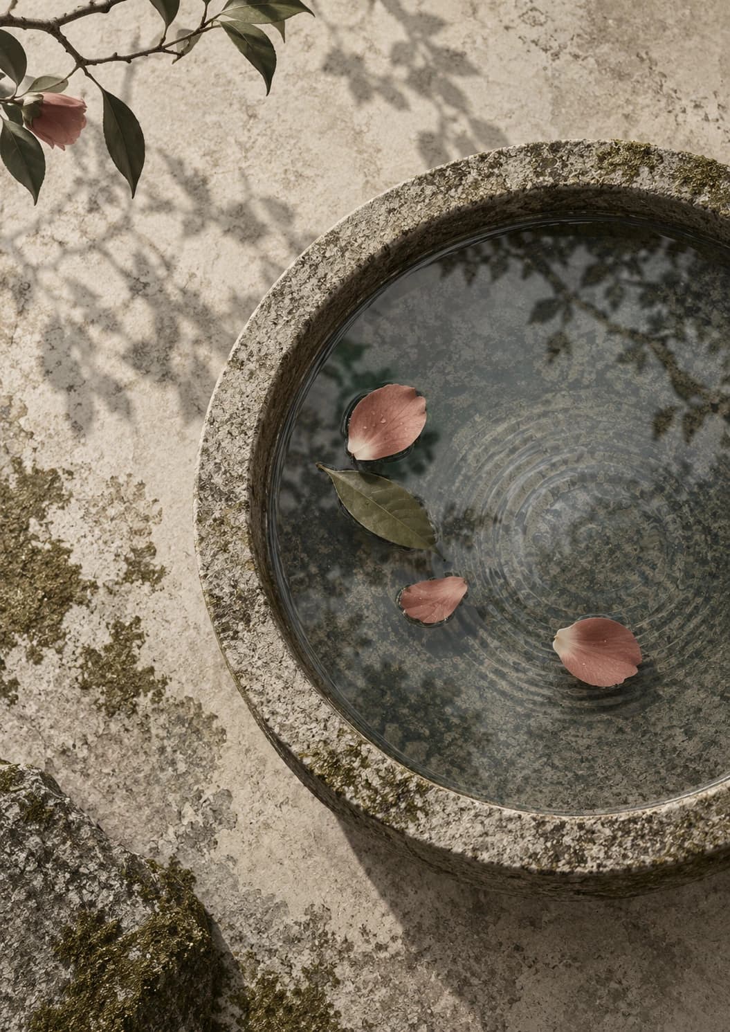 Camellia Stone Basin