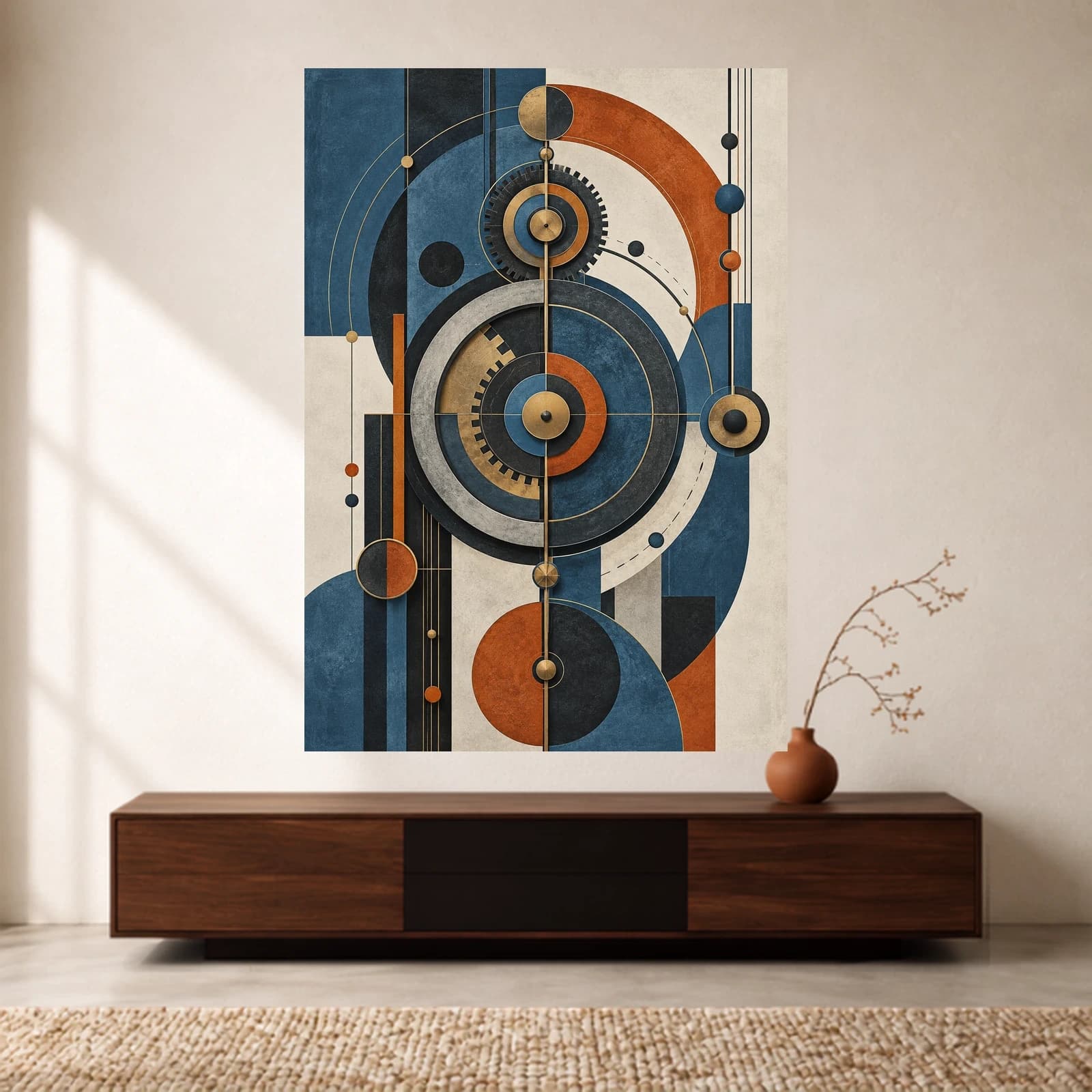 Clockwork Geometry paper print