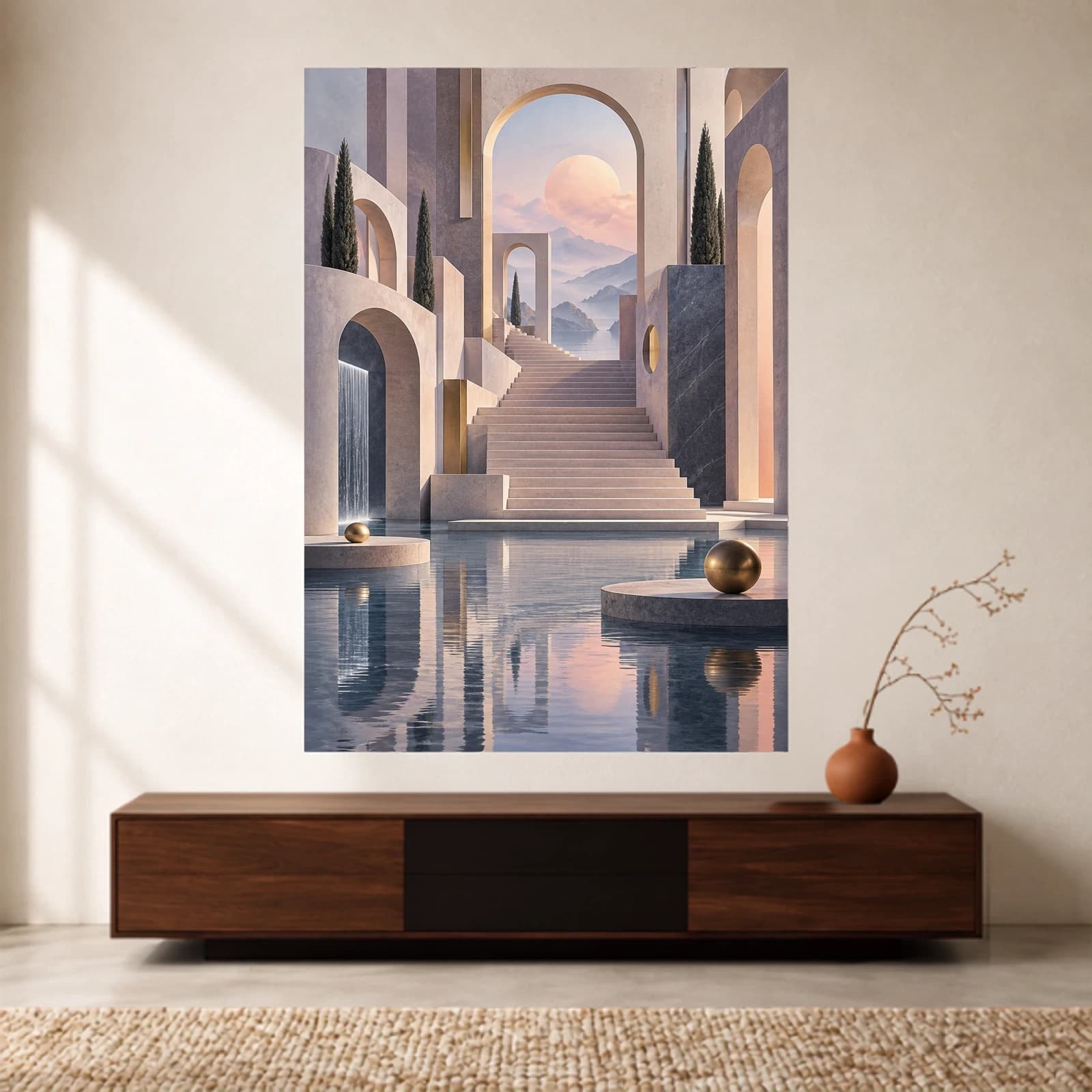 Courtyard Reflections