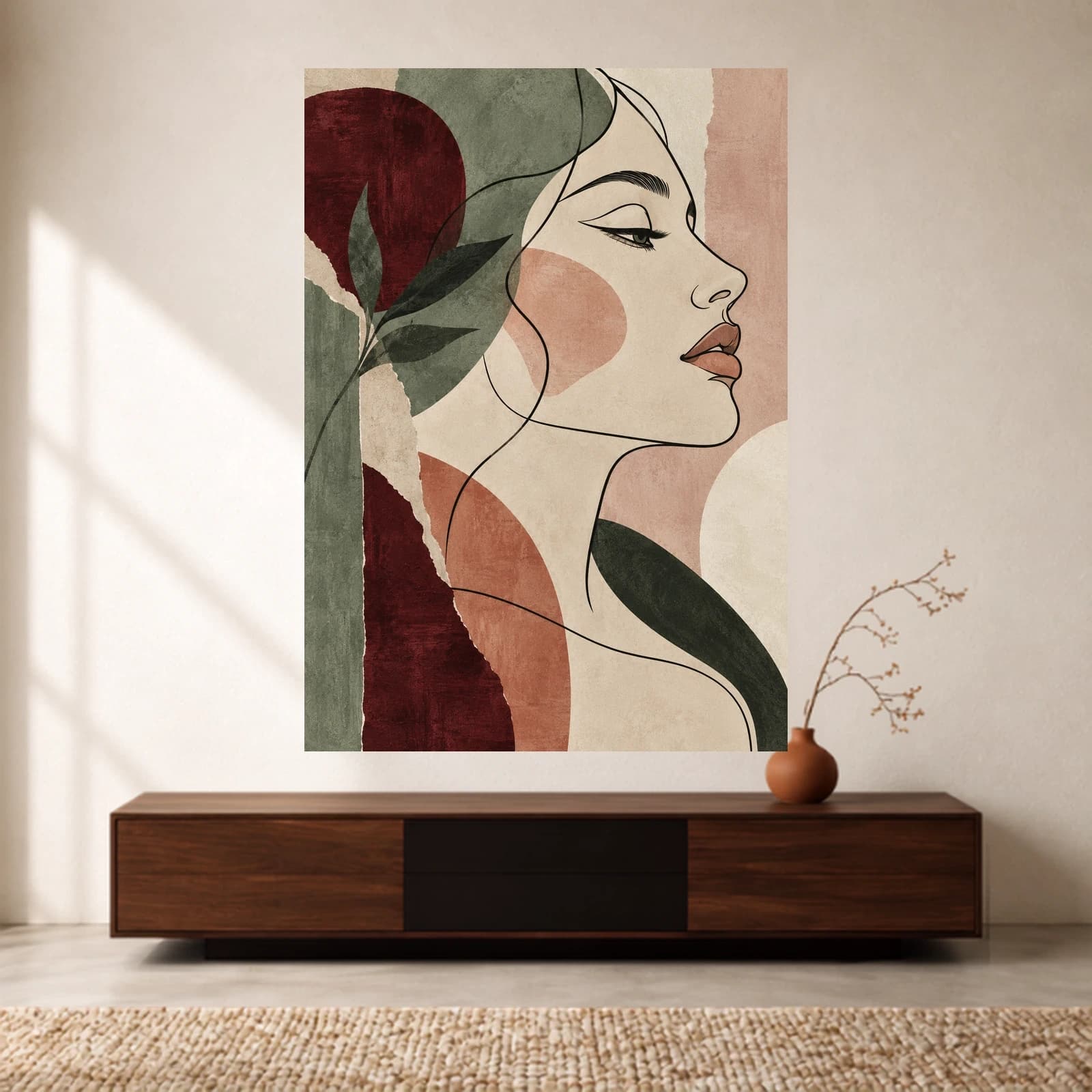 Earthen Profile paper print