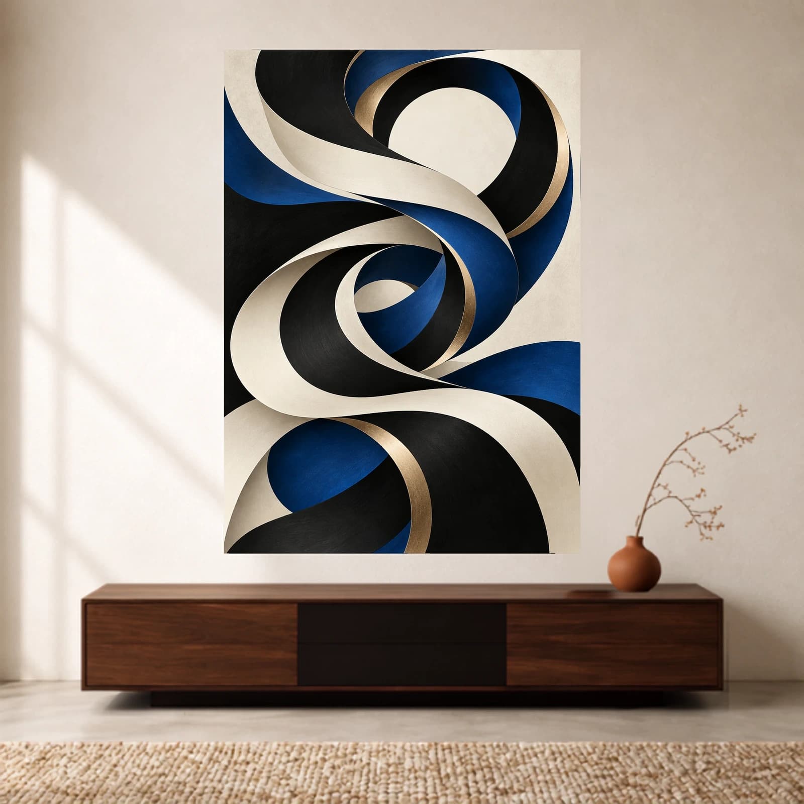 Indigo Ribbons