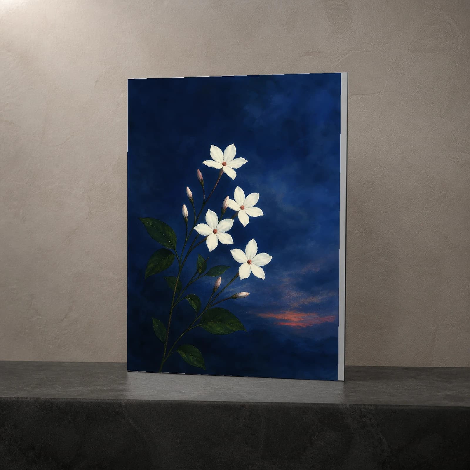 Jasmine Dusk metal print