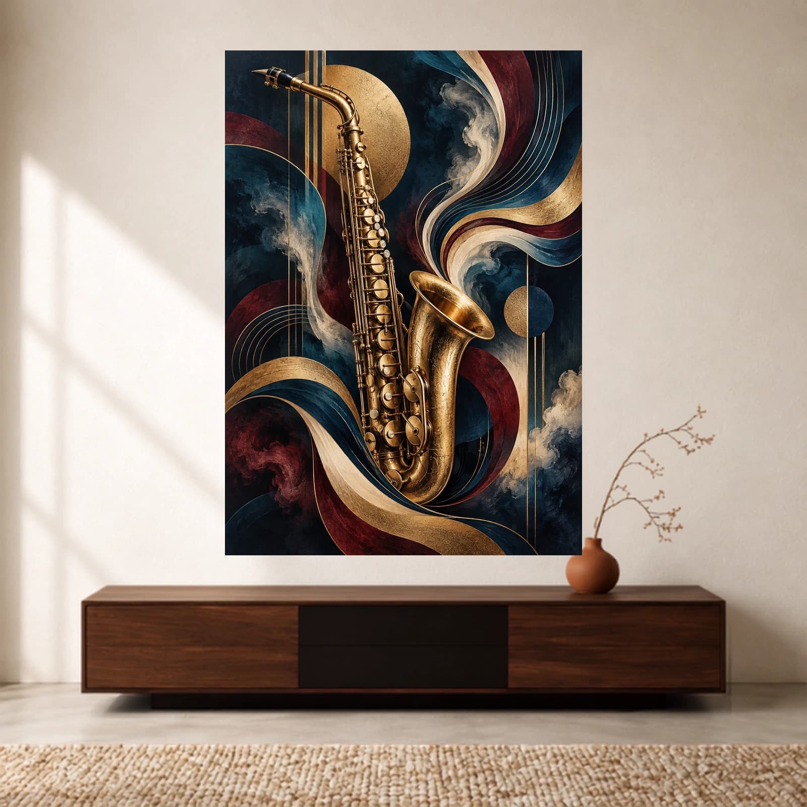 Jazz Current paper print