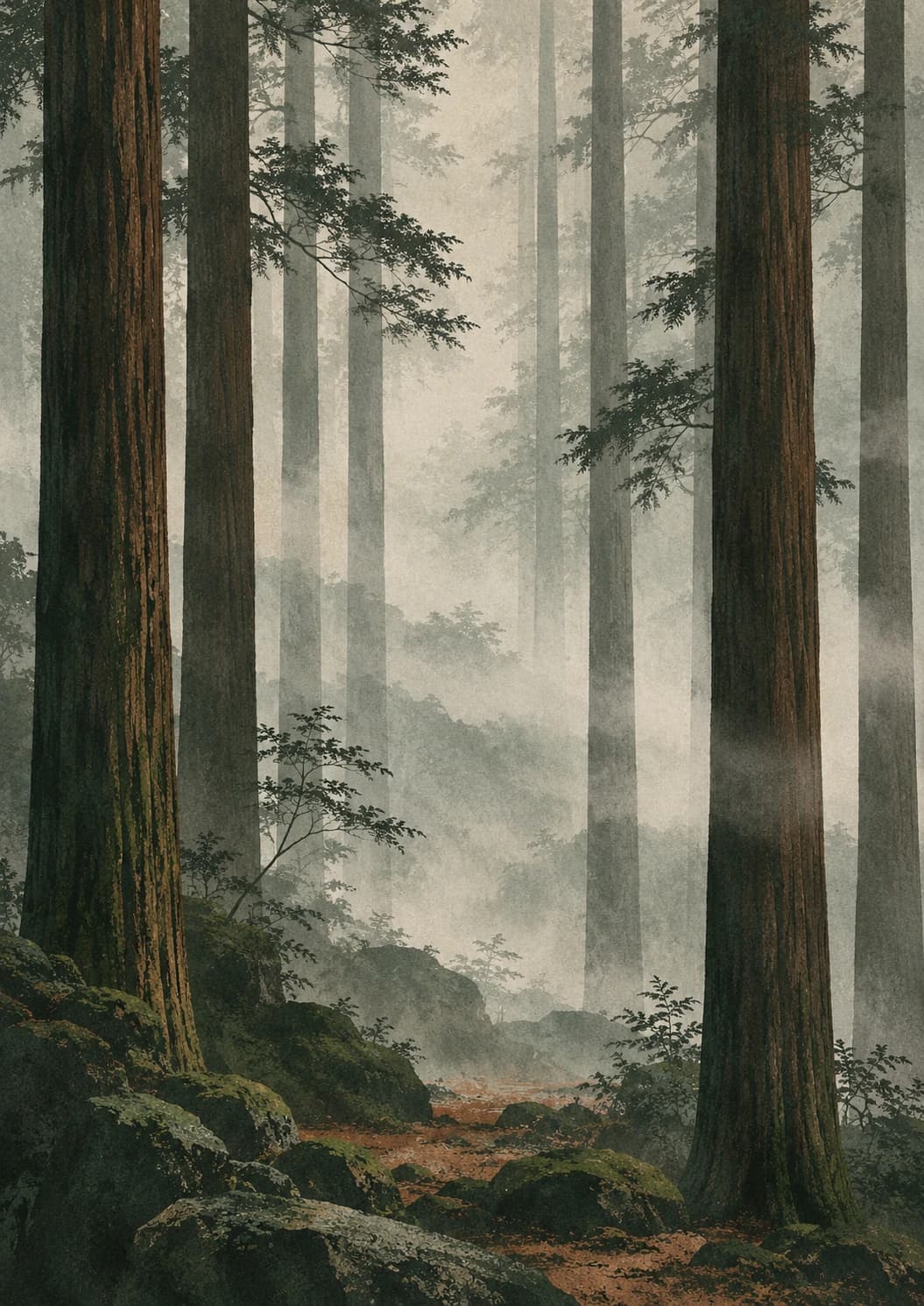 Misty Cedar Grove