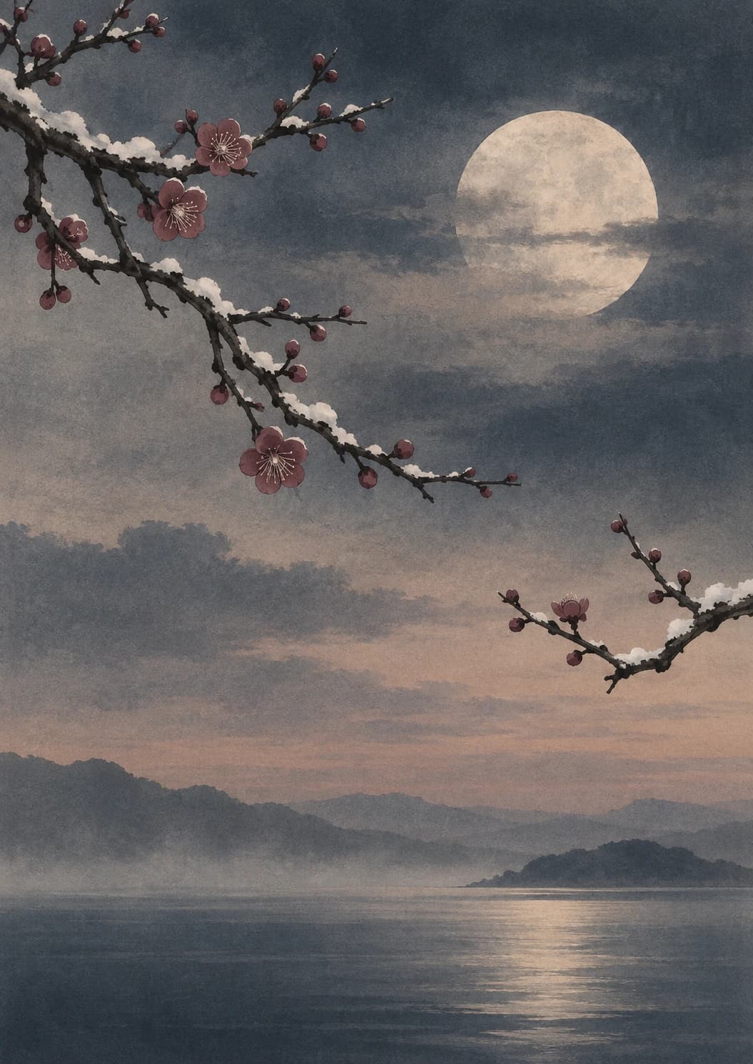 Moonlit Plum Blossom