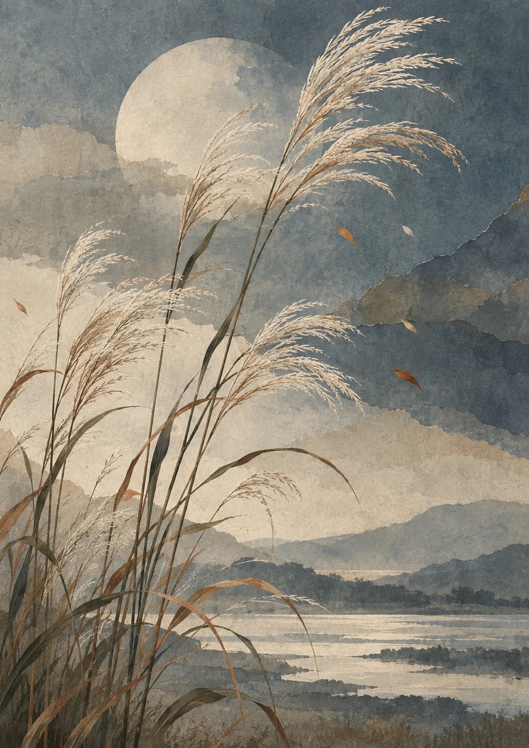 Moonlit Silvergrass