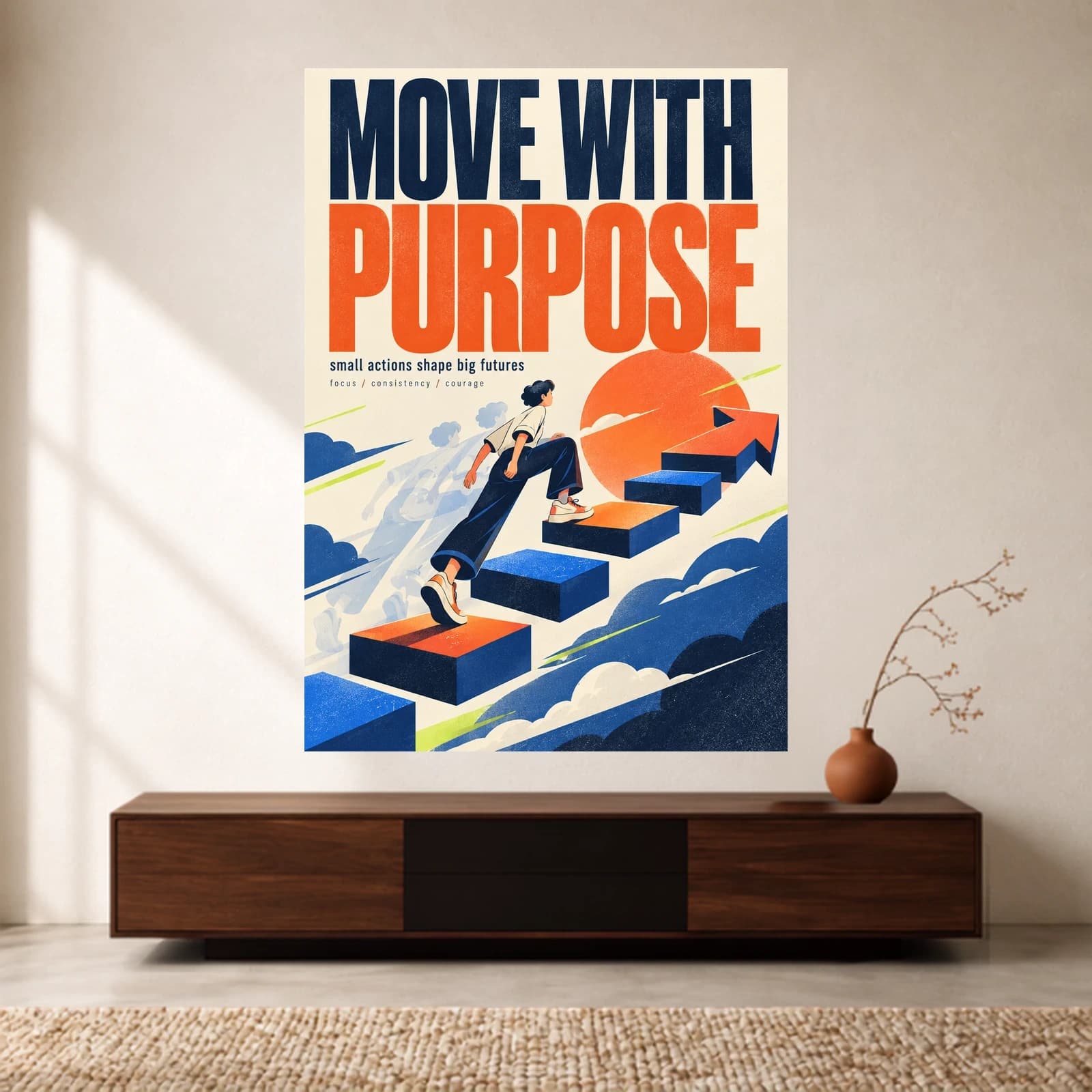 Move With Purpose paper print