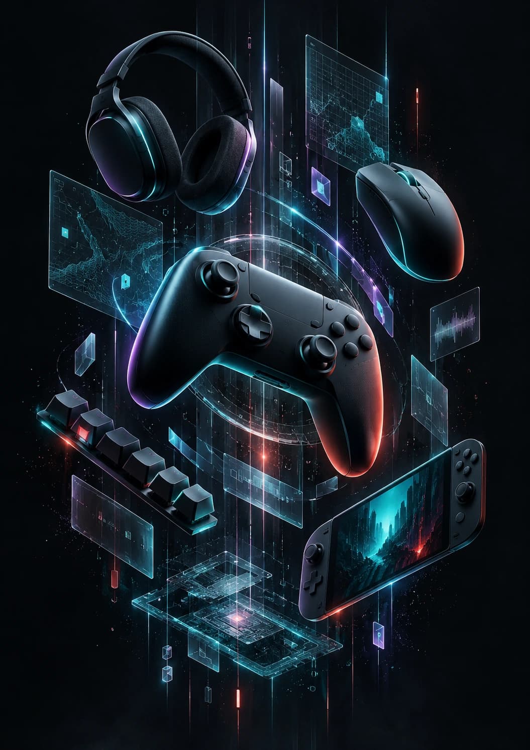 Neon Gaming Orbit