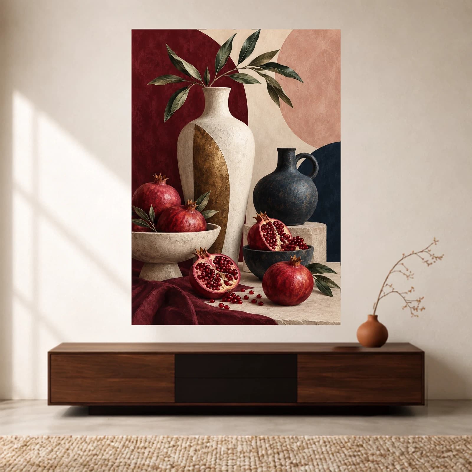 Pomegranate Still Life