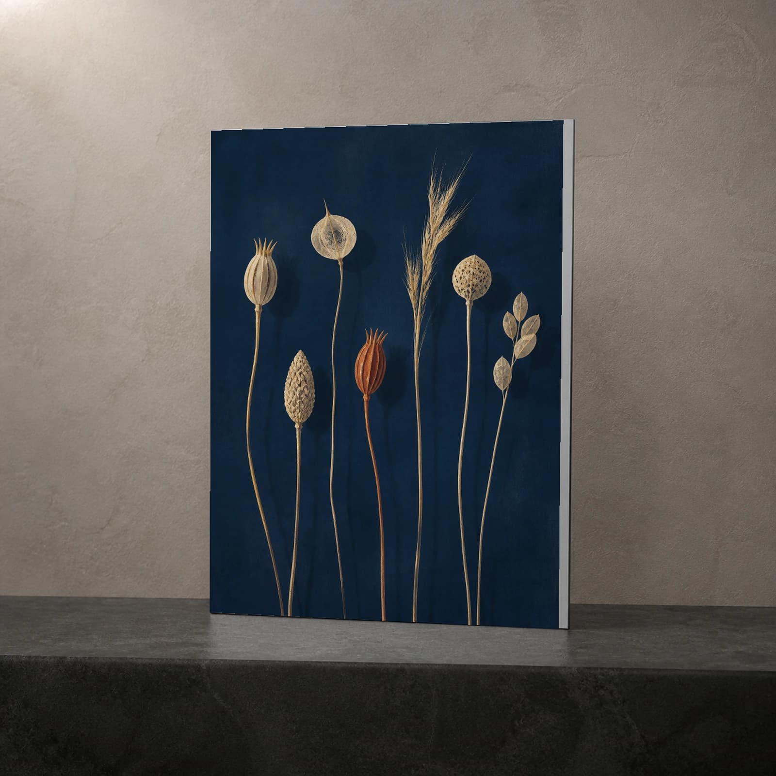 Seed & Shadow metal print