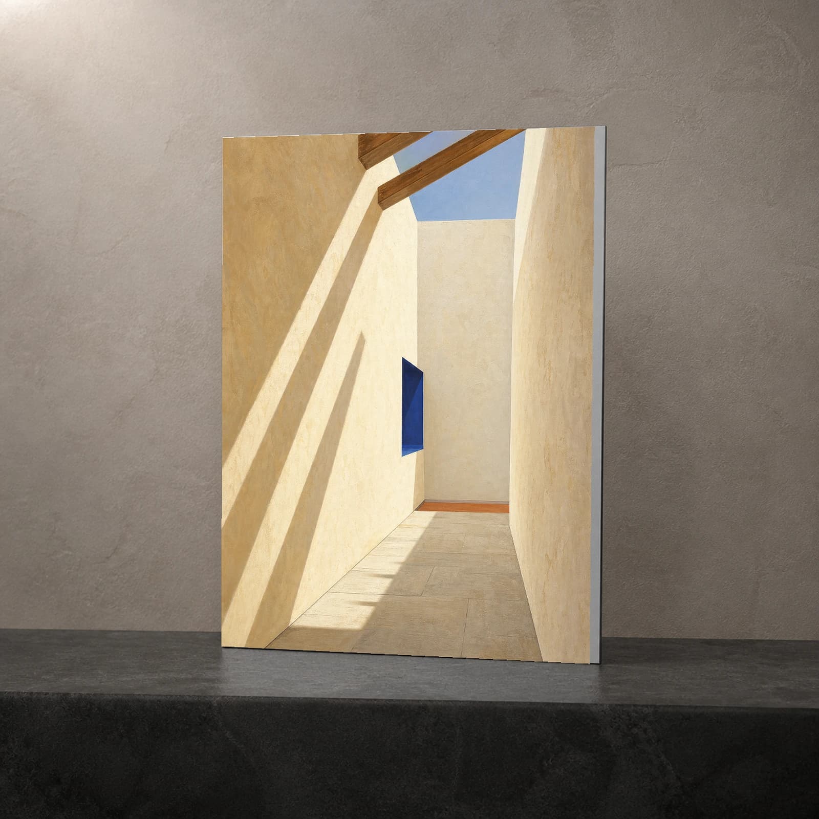 Sunlit Passage metal print
