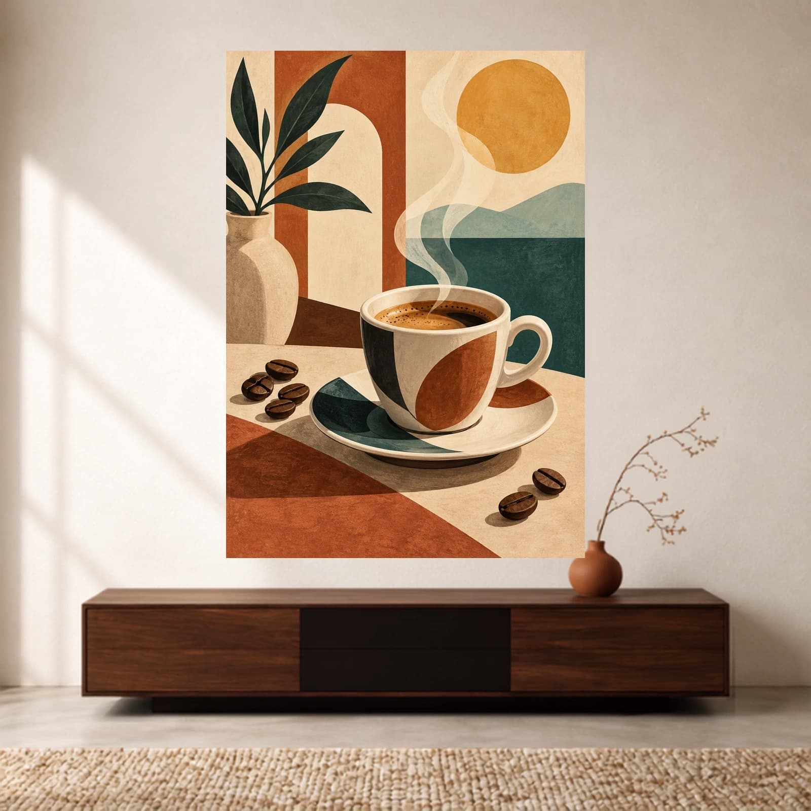 Sunset Espresso paper print